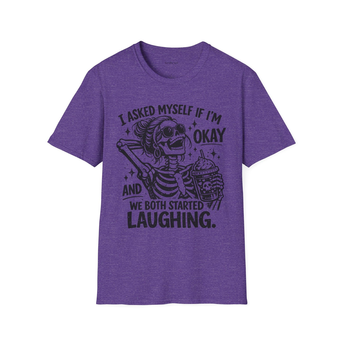 I asked Myself If 01 Unisex Soft Style T-Shirt 100% Cotton Graphic