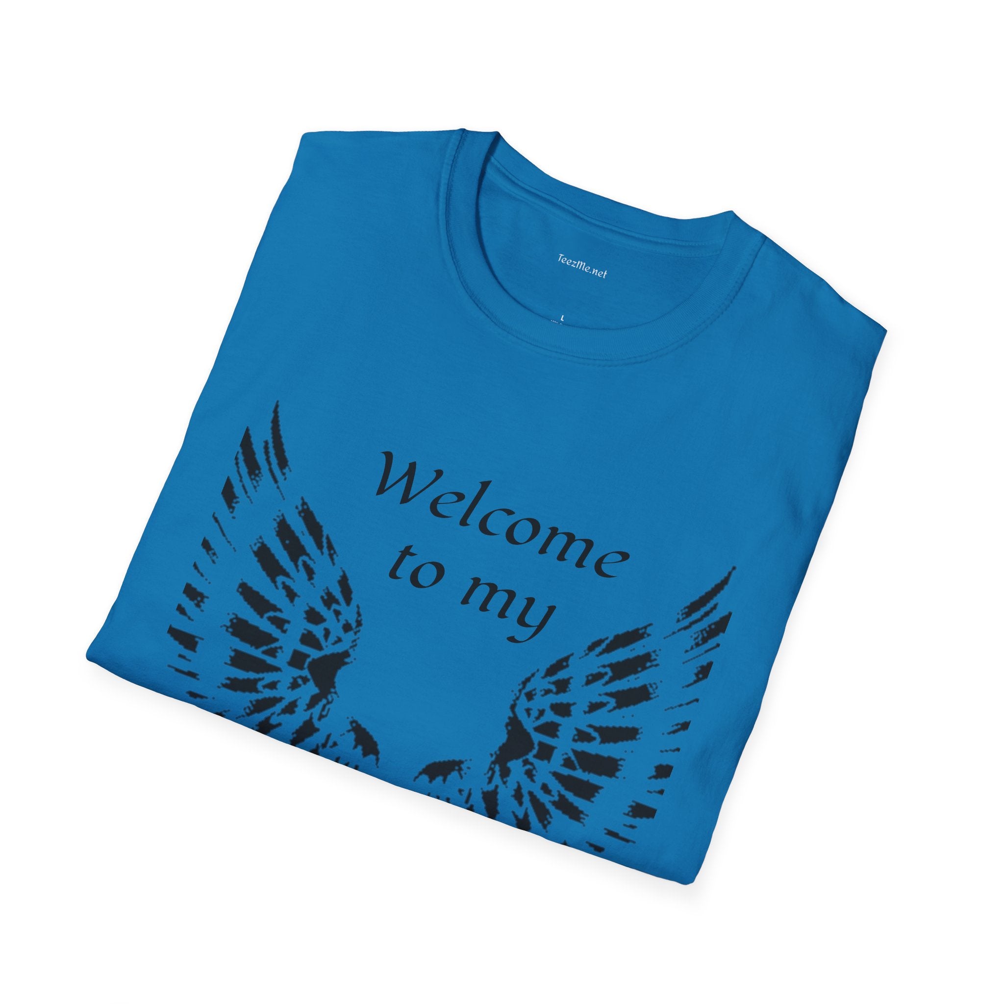 Welcome to my DARKSIDE - Unisex Softstyle T-Shirt 100% Cotton Graphic