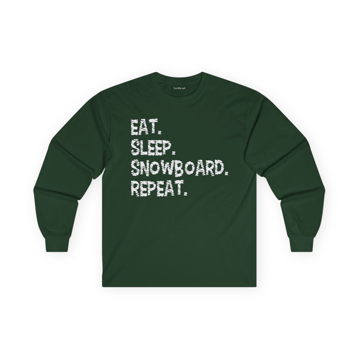 Eat Sleep Snowboard Repeat Unisex Ultra Cotton Long Sleeve Tee