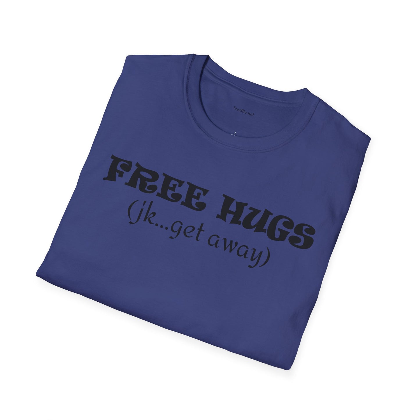 FREE HUGS - Unisex Softstyle T-Shirt 100% Cotton Graphic