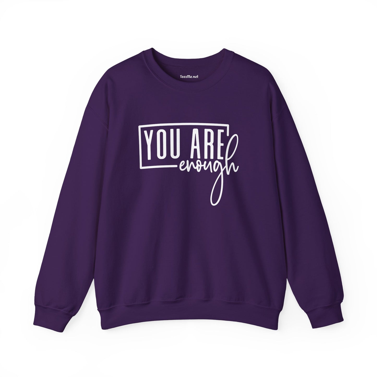 You Are Enough 01  Unisex Heavy Blend™ Crewneck Sweatshirt Inspirational