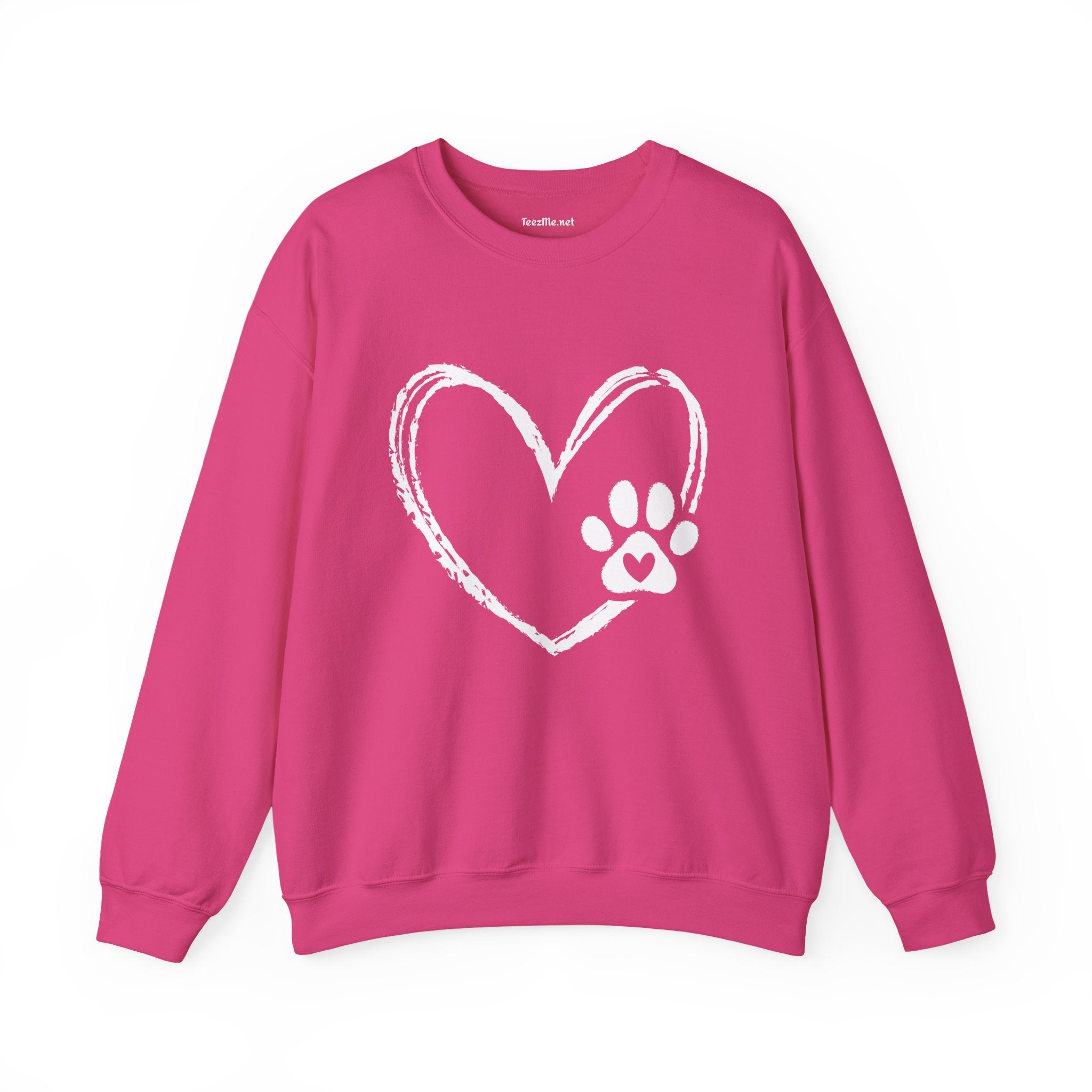 Paw Heart Unisex Heavy Blend™ Crewneck Sweatshirt