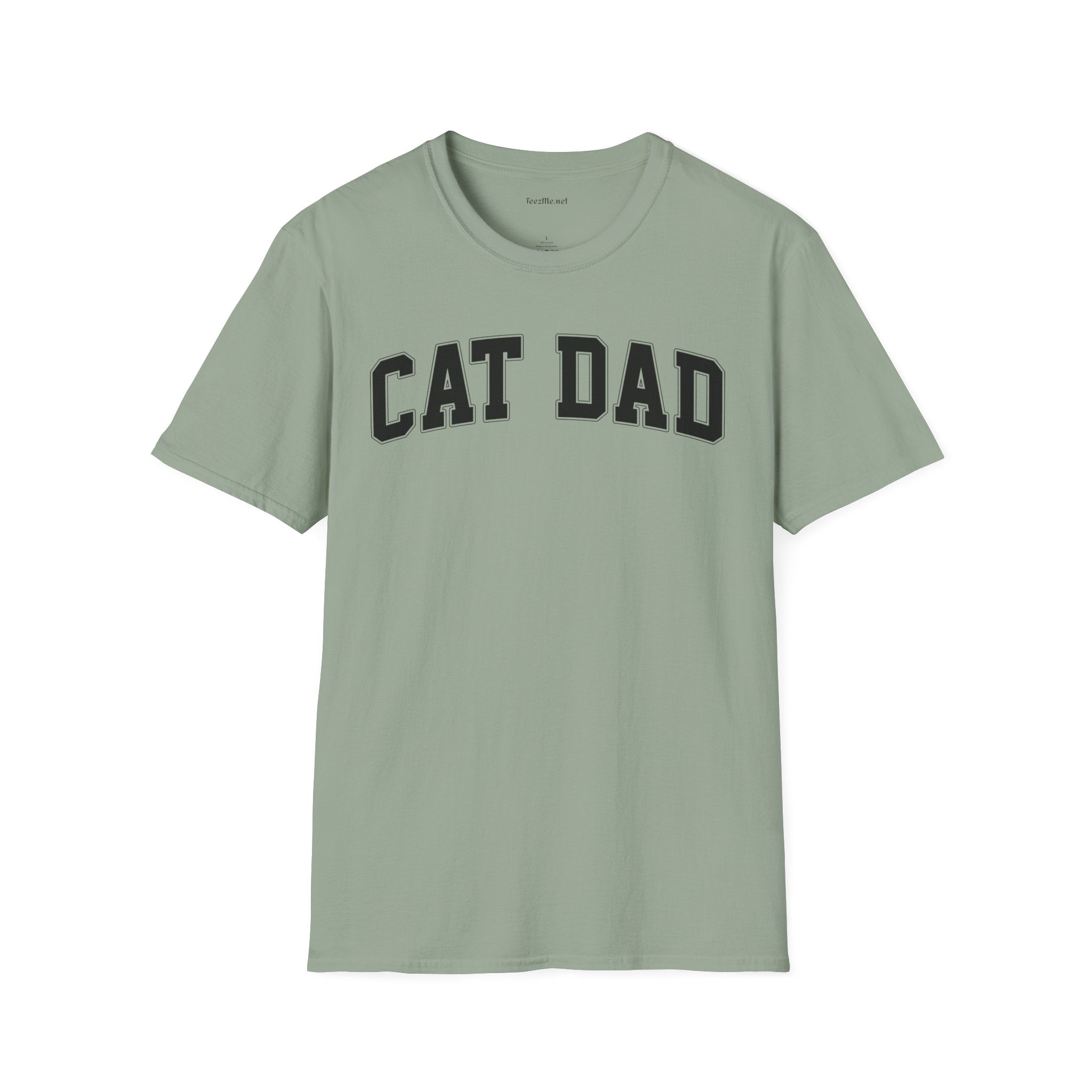Cat Dad Unisex Softstyle T-Shirt 100% Cotton Graphic