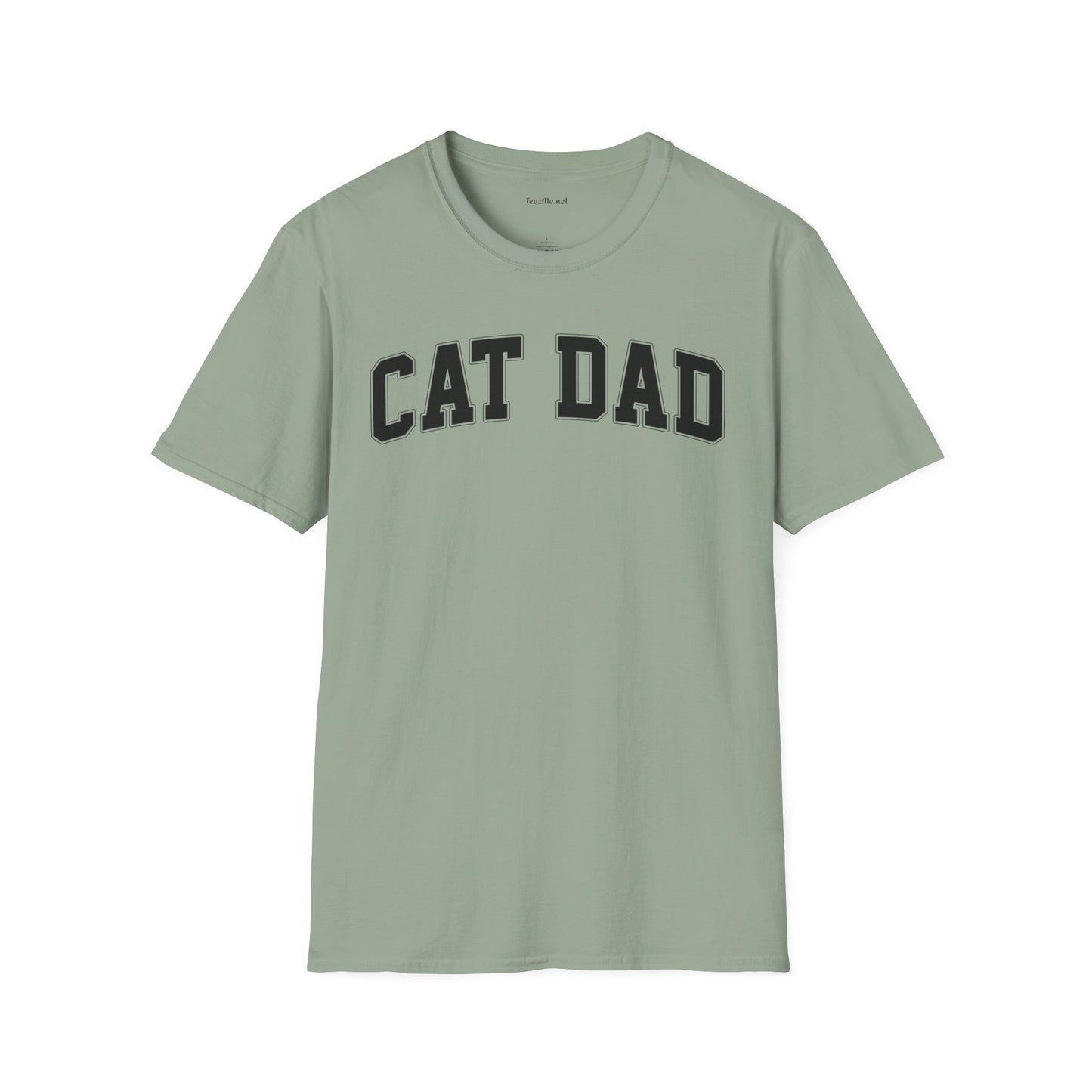 Cat Dad Unisex Softstyle T-Shirt 100% Cotton Graphic