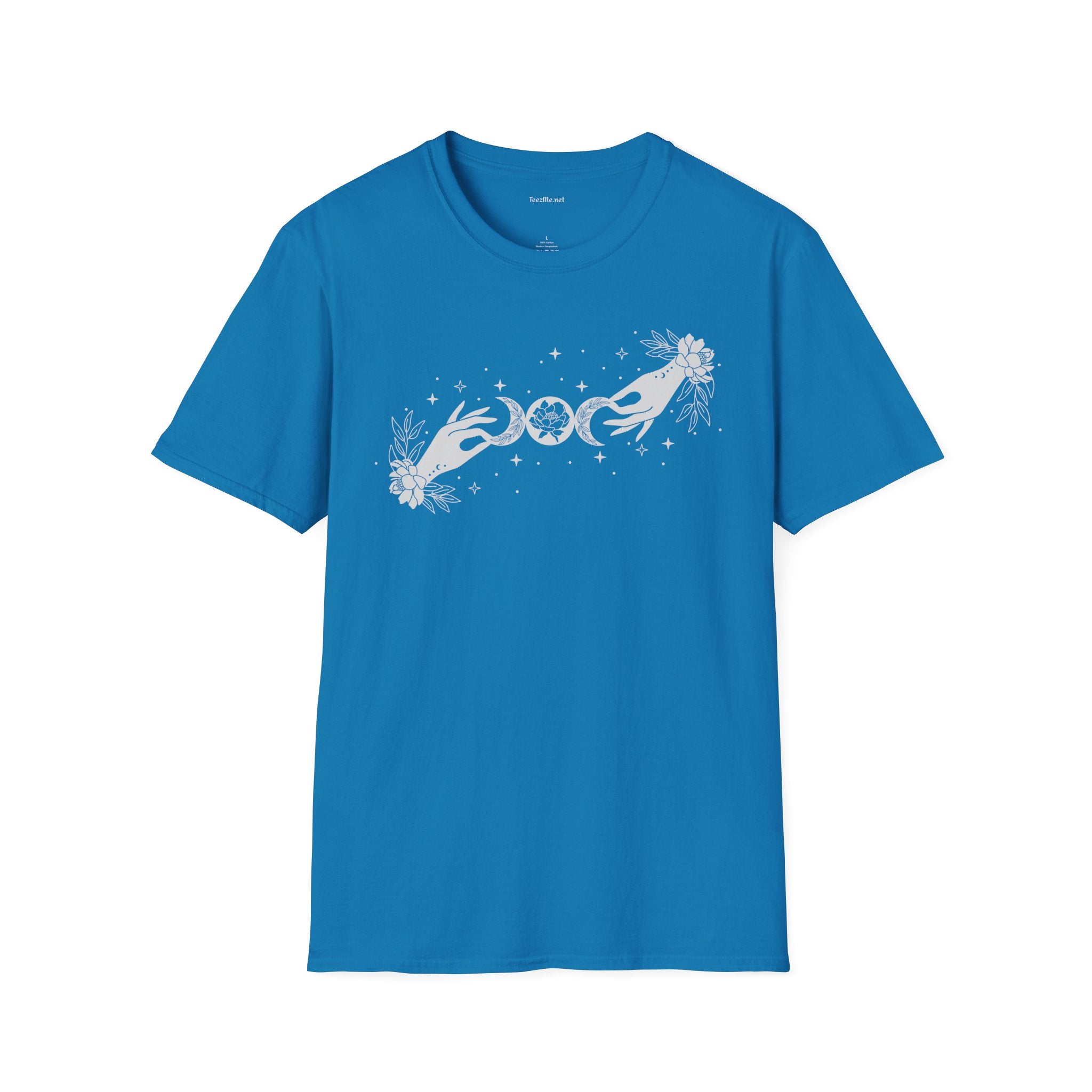 BOHO Mystical Moon - Unisex Softstyle T-Shirt 100% Cotton Graphic
