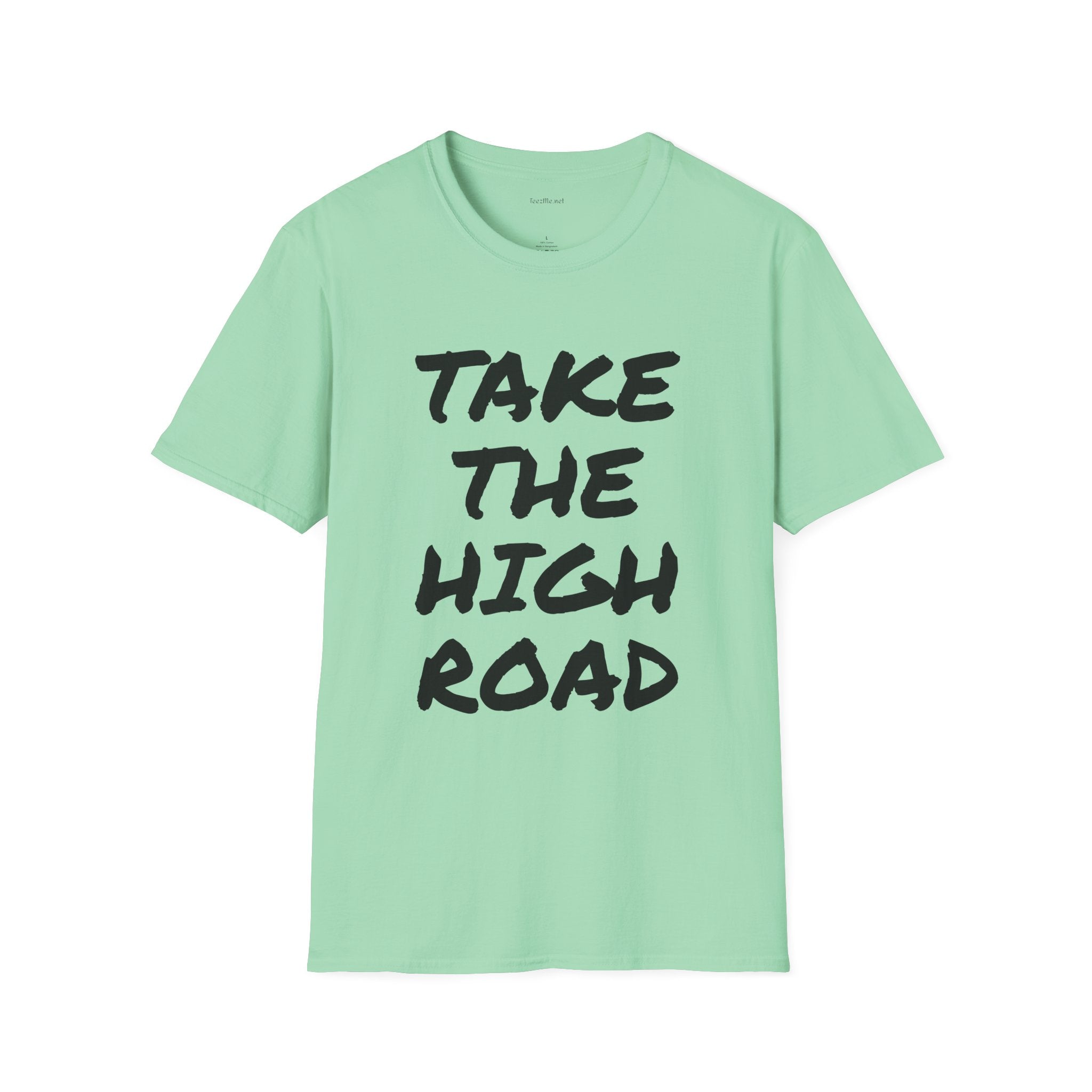 Take the High Road - Unisex Softstyle T-Shirt 100% Cotton Graphic