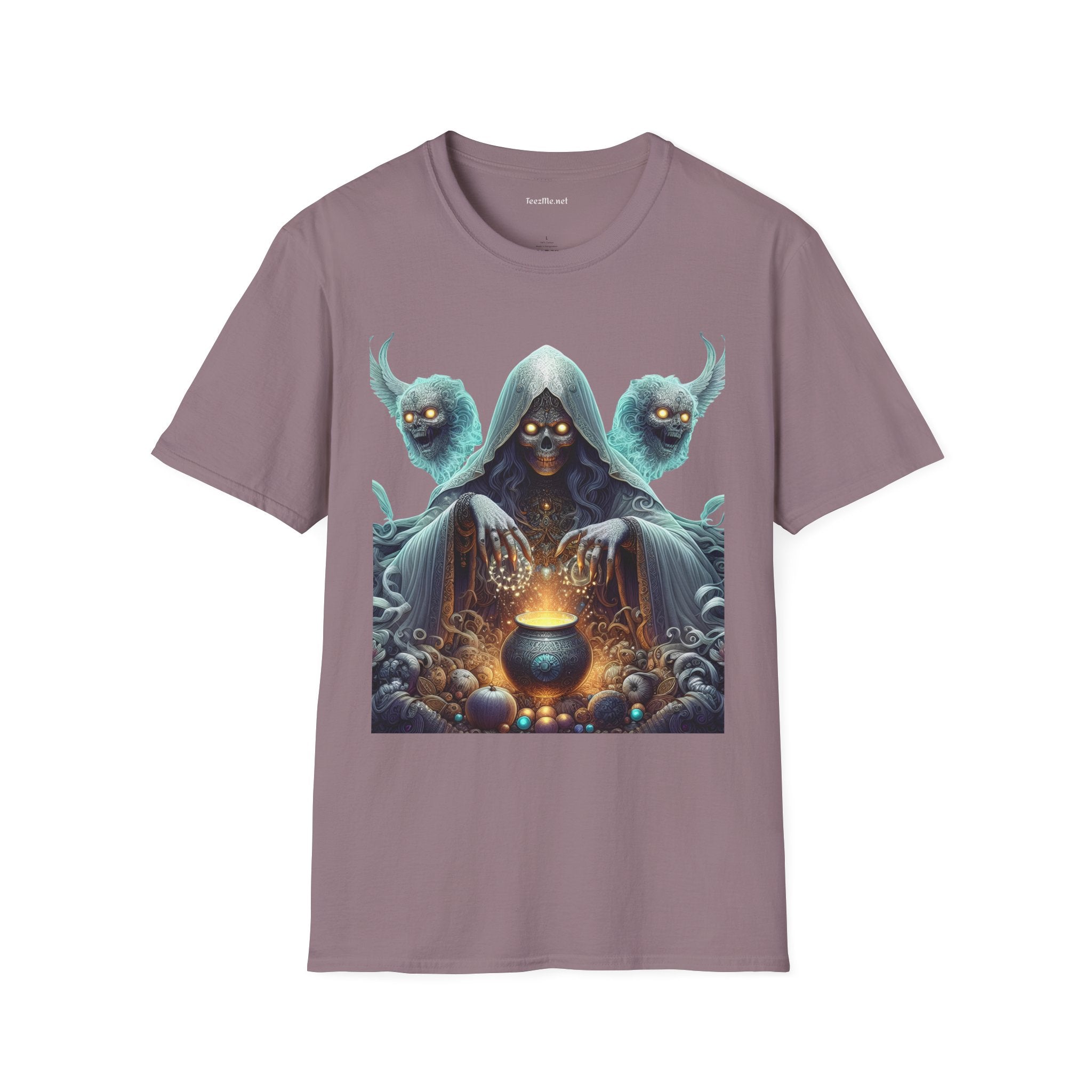 Anime Witch (4) Unisex Softstyle T-Shirt 100% Cotton Graphic