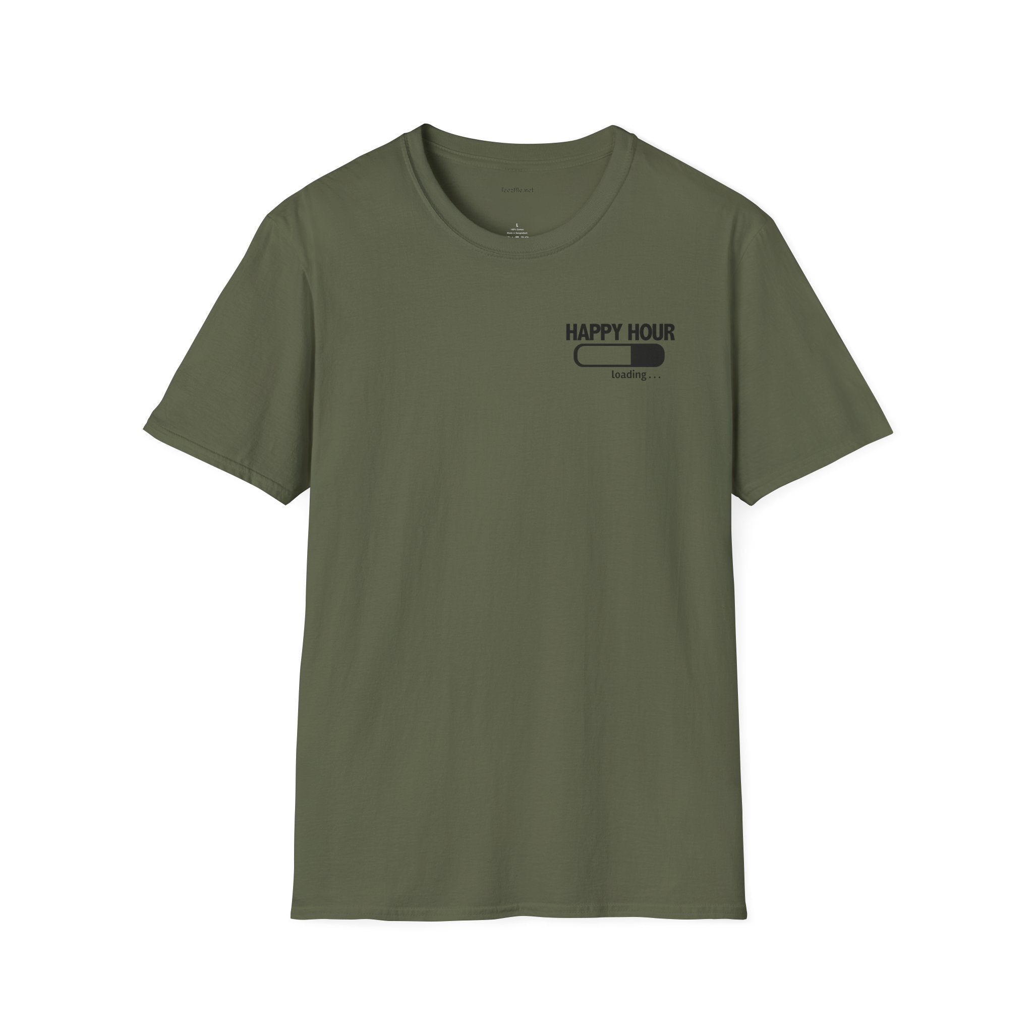 Happy Hour - Unisex Softstyle T-Shirt 100% Cotton Graphic