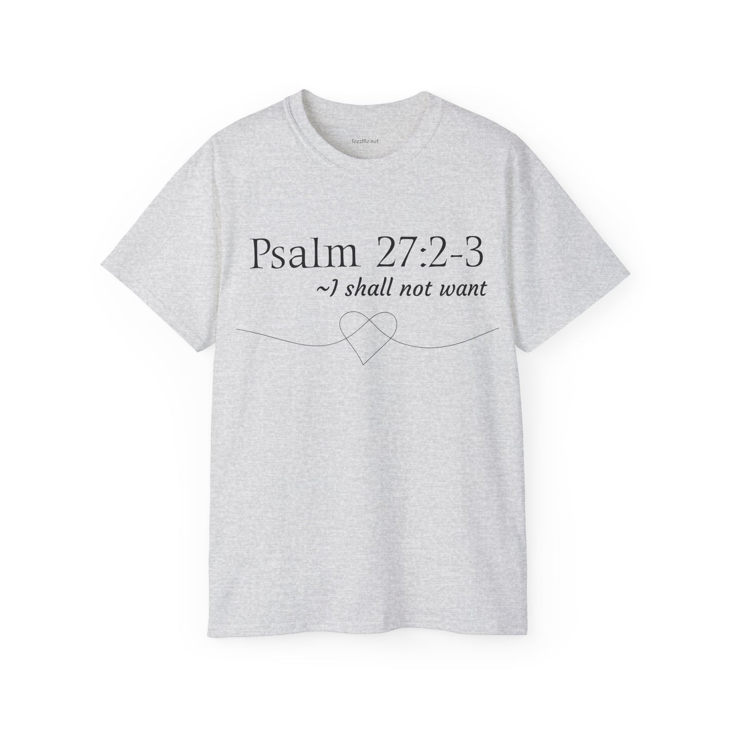 Psalm 27:2-3 - Unisex Ultra Cotton Tee