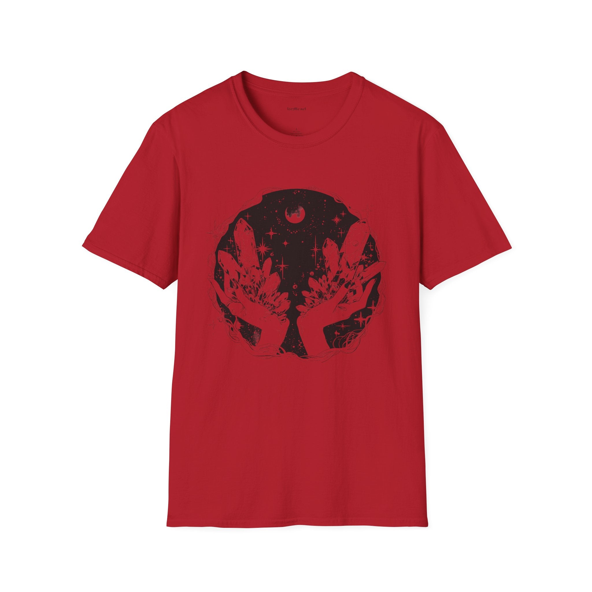 Crystal Moon Magic  - Unisex Softstyle T-Shirt 100% Cotton Graphic