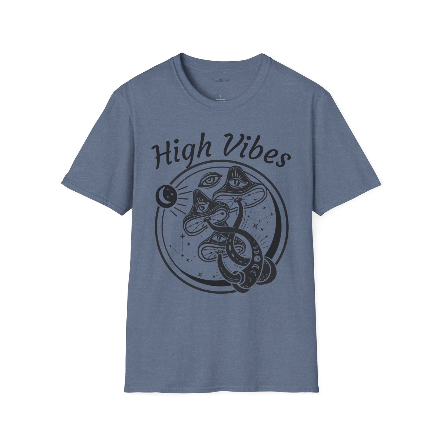 High Vibes Unisex Softstyle T-Shirt 100% Cotton Graphic
