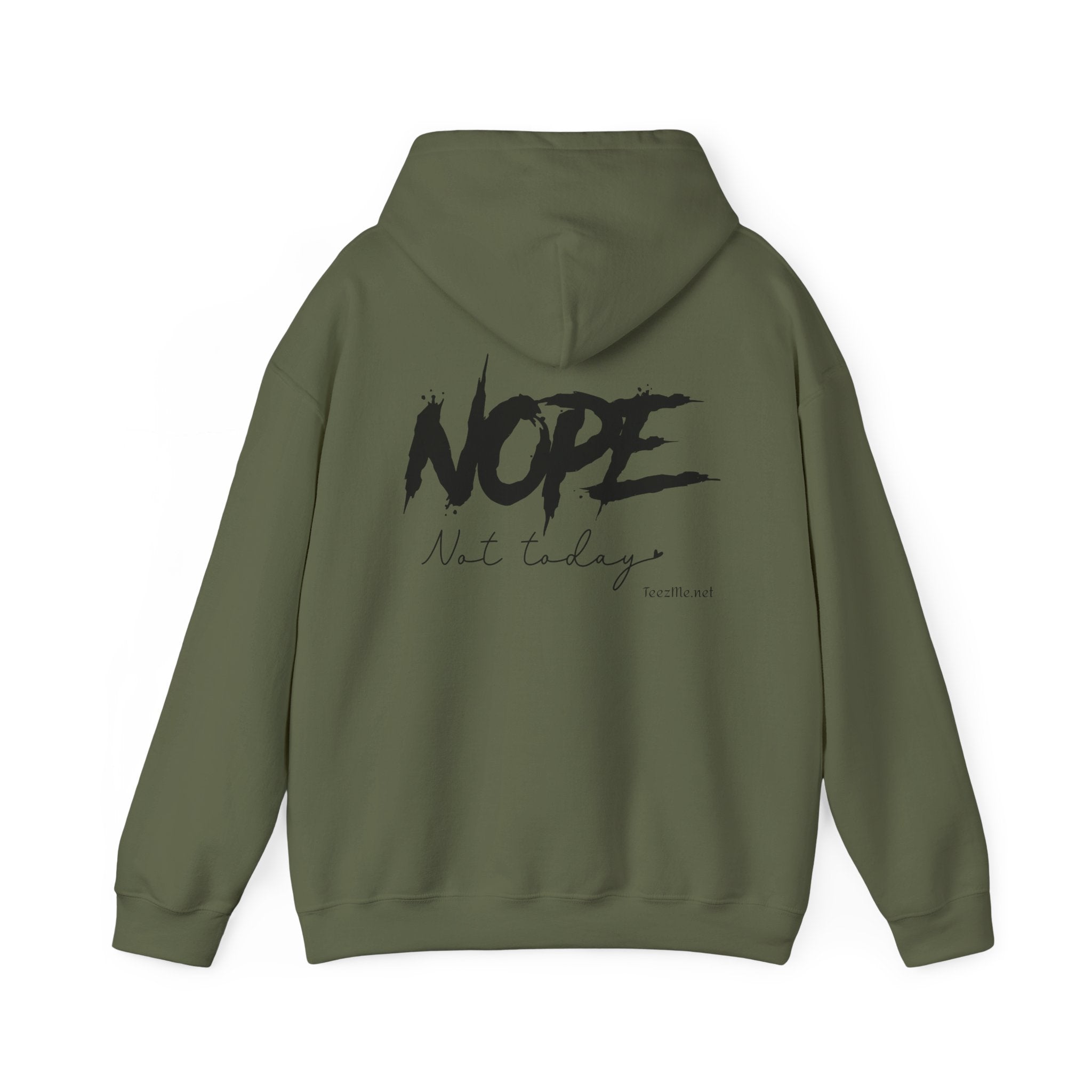 NOPE not today - Unisex Heavy Blend™ Hooded Sweatshirt