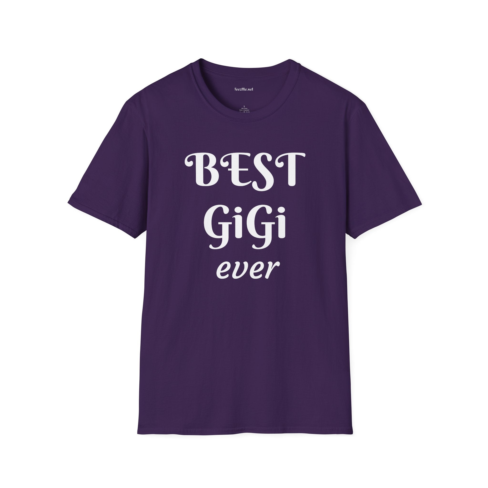 Best GiGi ever - Unisex Softstyle T-Shirt 100% Cotton Graphic