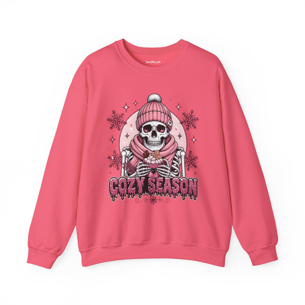 Cozy Season Skeleton Crewneck Sweatshirt
