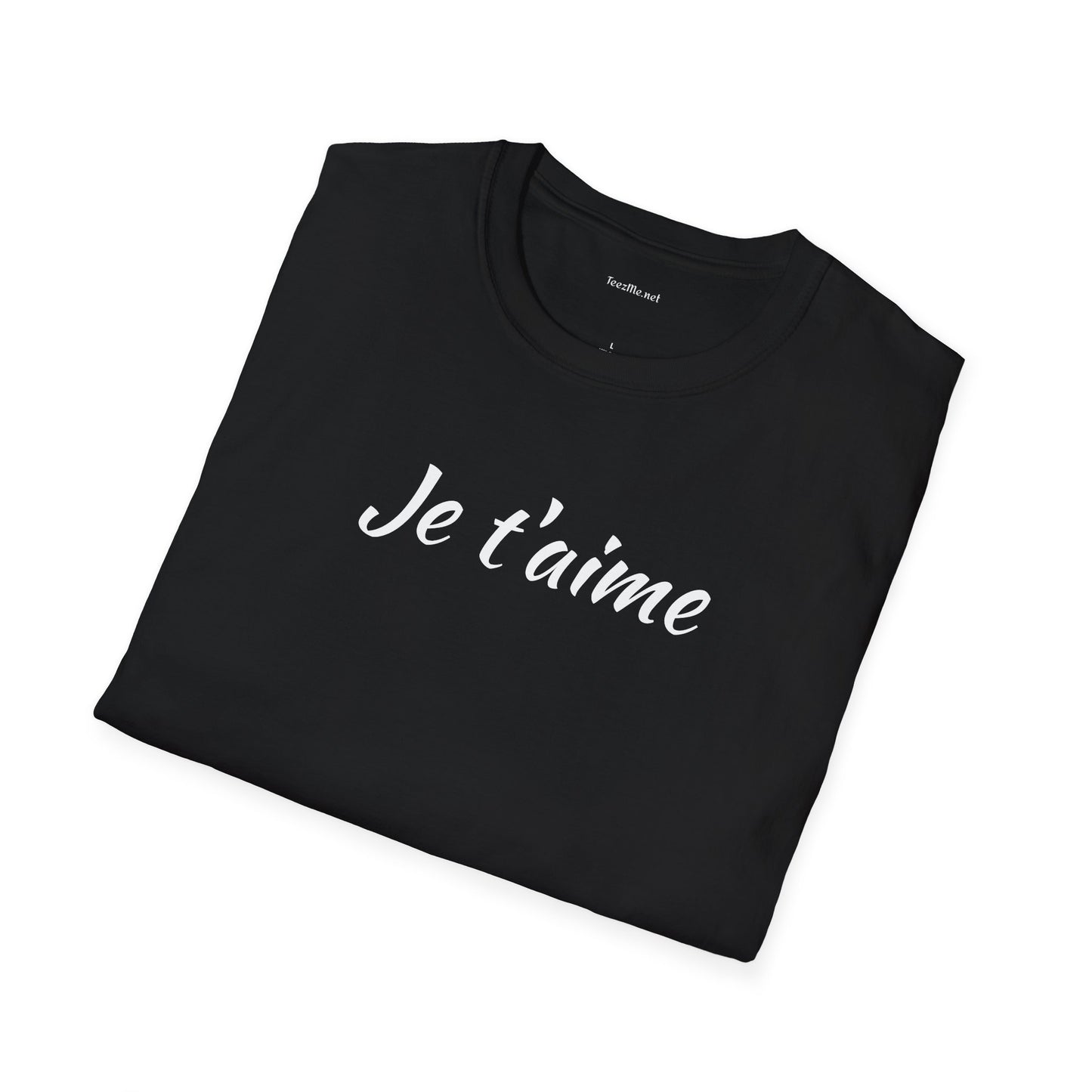 Je t'aime - Unisex Softstyle T-Shirt 100% Cotton Graphic