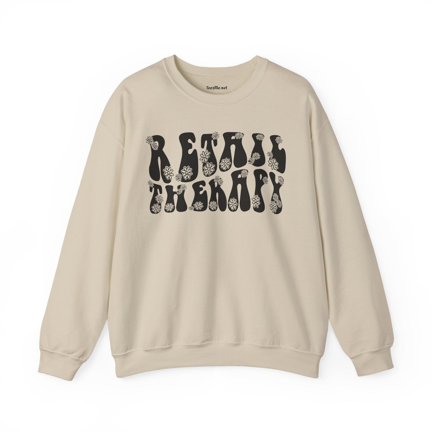 Retail Therapy Retro 01 Unisex Heavy Blend™ Crewneck Sweatshirt Graphic