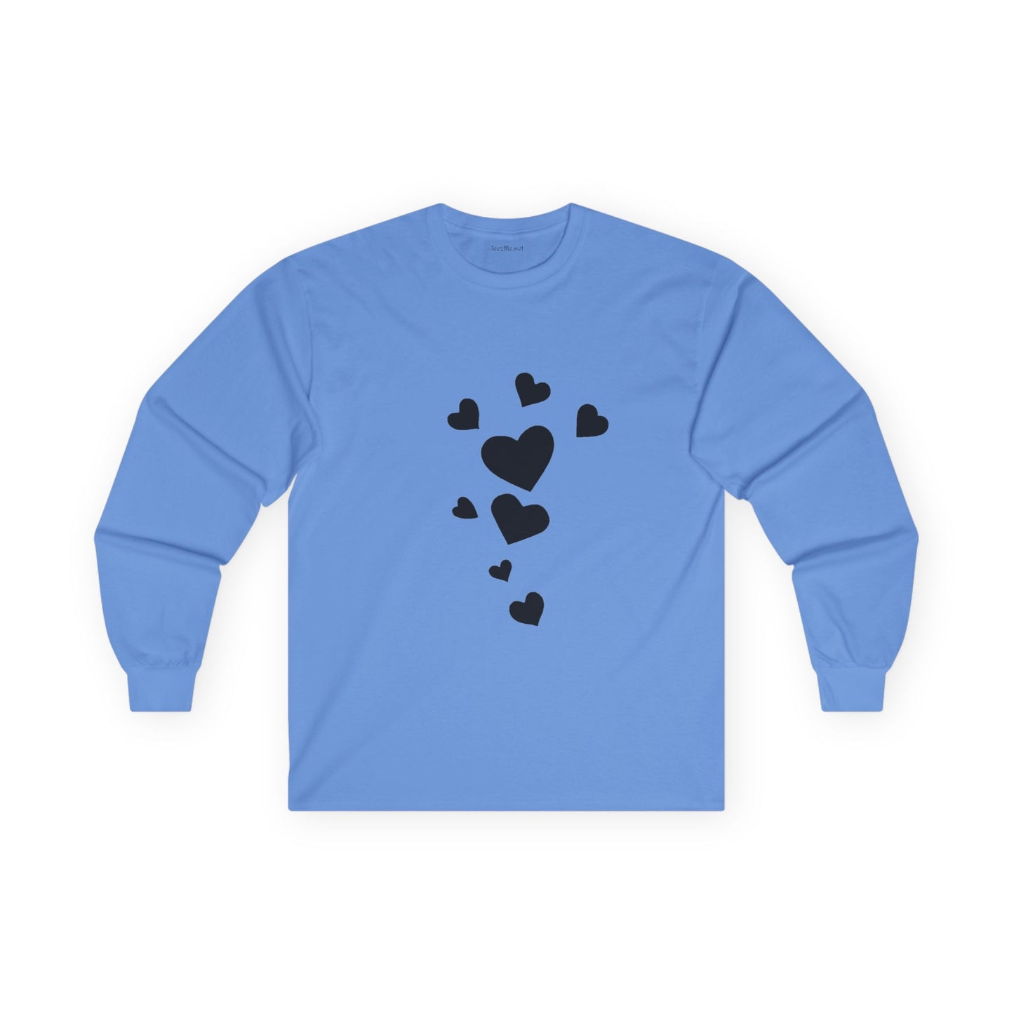 Black Hearts - Ultra Cotton Long Sleeve Tee