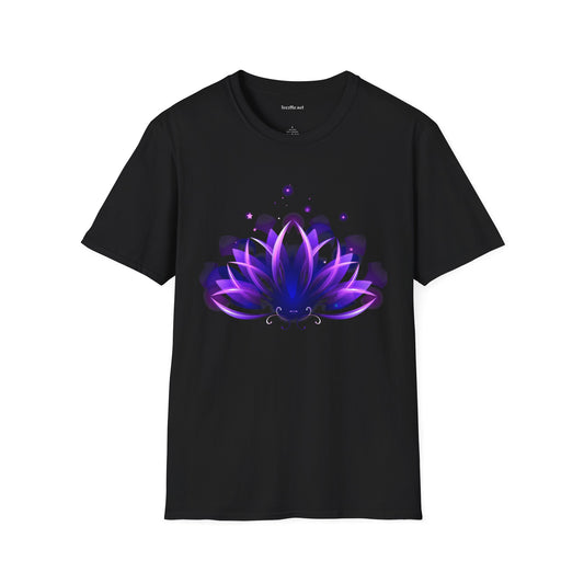 Abstract Lotus Unisex Soft Style T-Shirt 100% Cotton Graphic