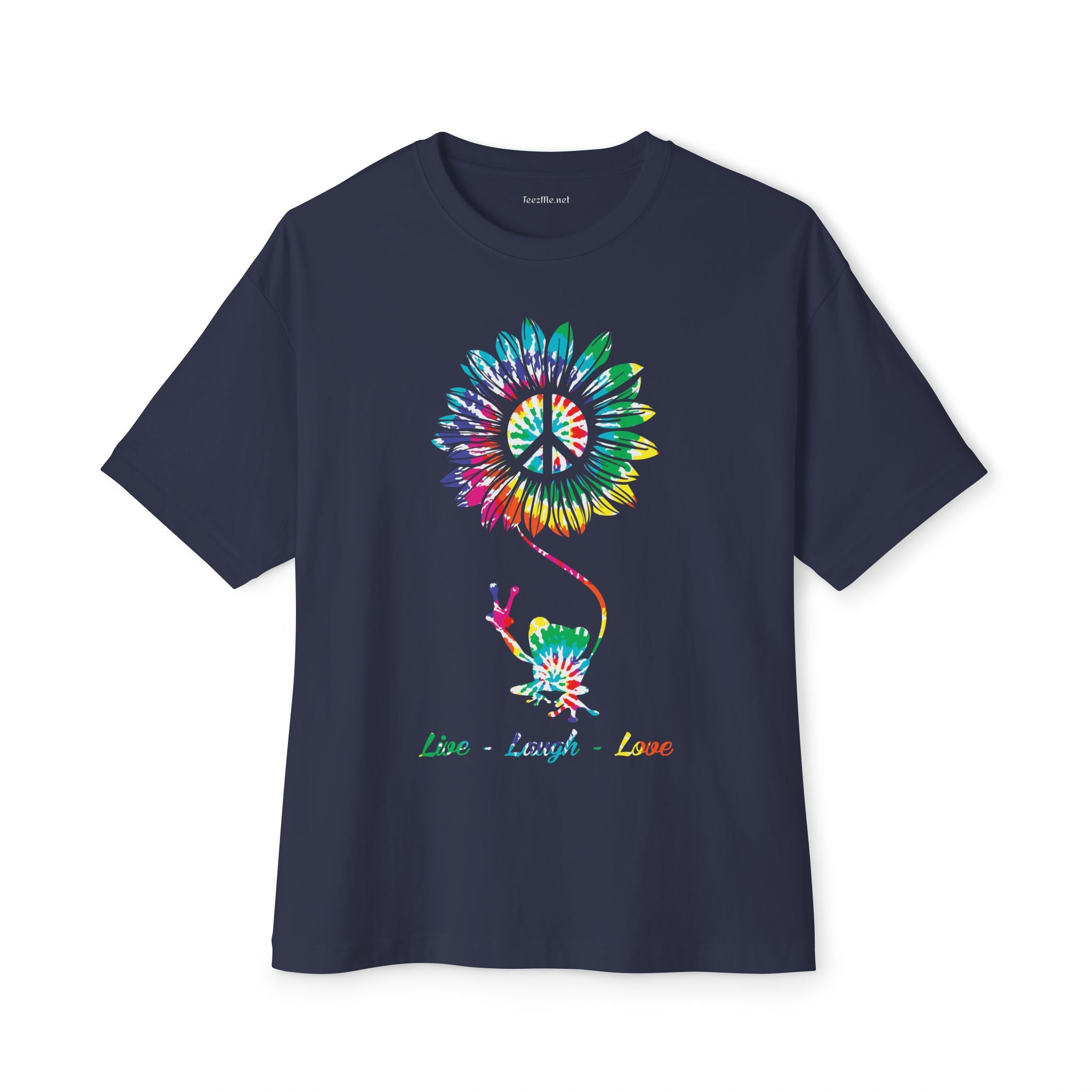 Peace Frog Unisex Oversized Boxy Tee