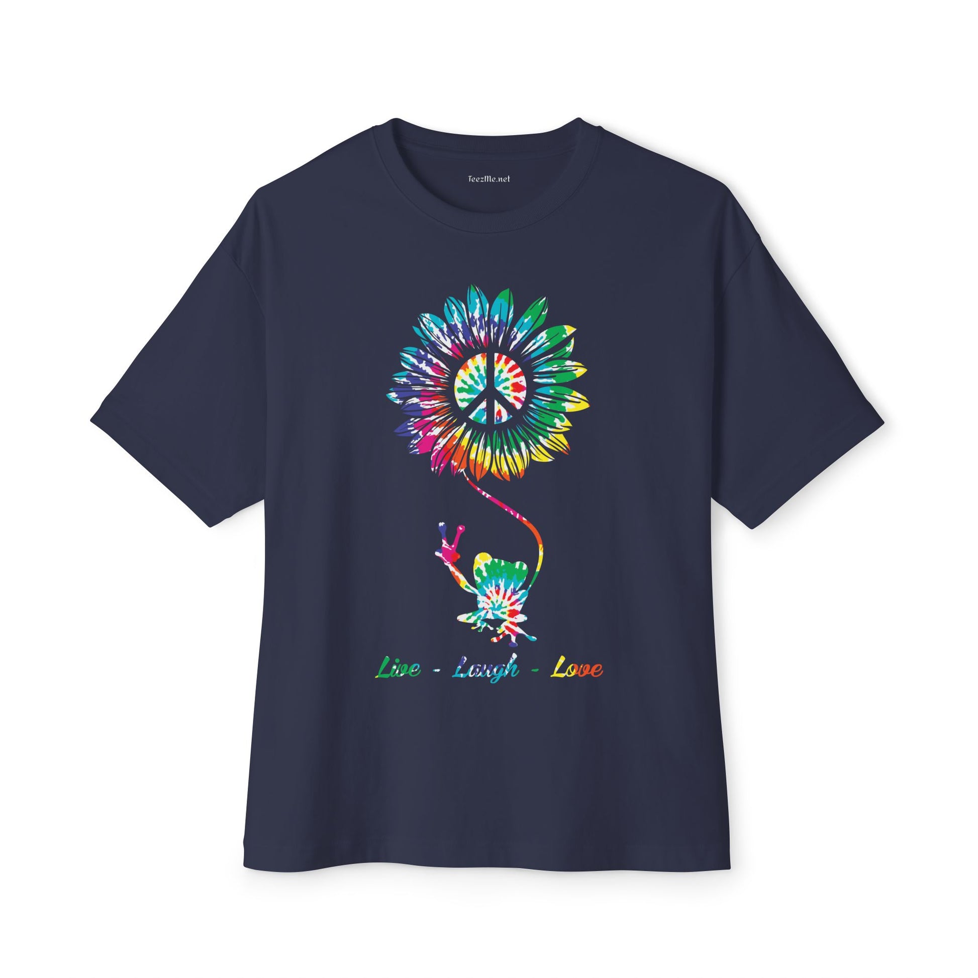 Peace Frog Unisex Oversized Boxy Tee