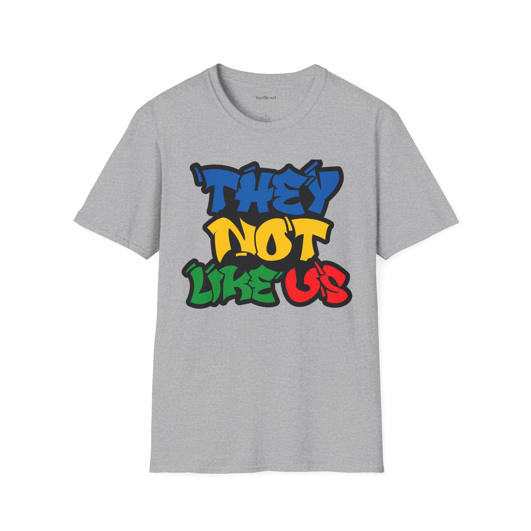 They Not Like Us (color) Unisex SoftStyle T-Shirt 100% Cotton