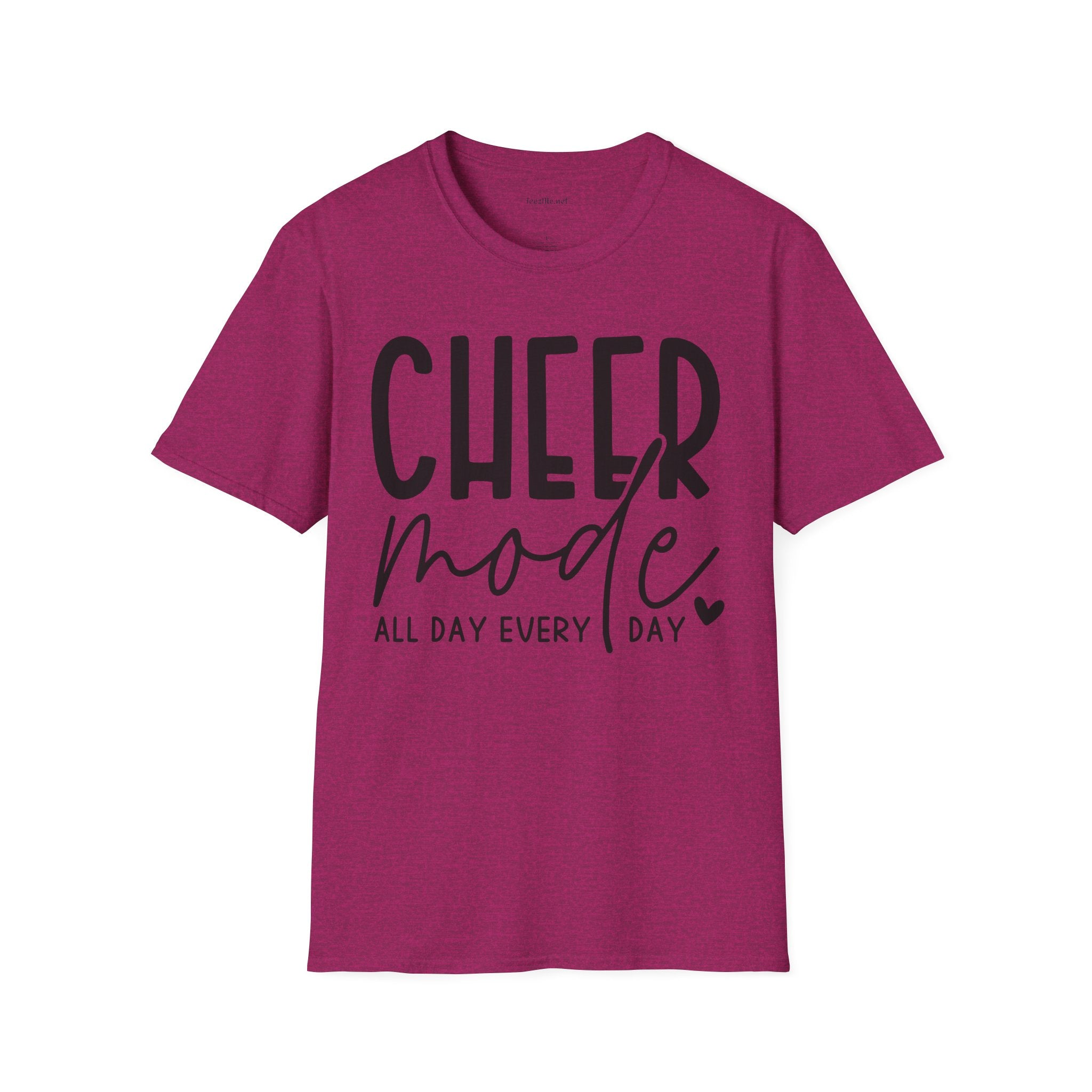 Cheer Mode All Day Unisex Soft Style T-Shirt 100% Cotton Graphic