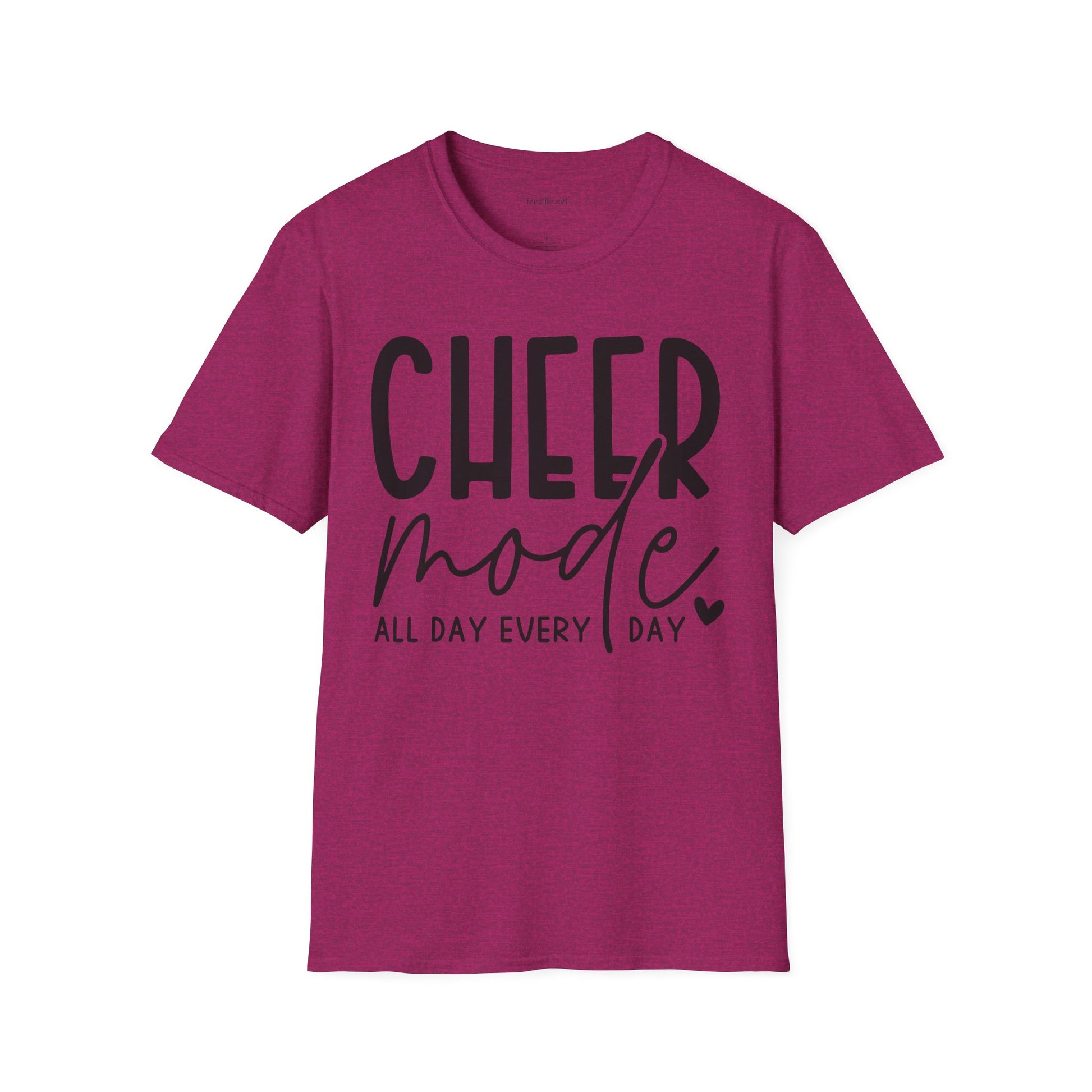 Cheer Mode All Day Unisex Soft Style T-Shirt 100% Cotton Graphic