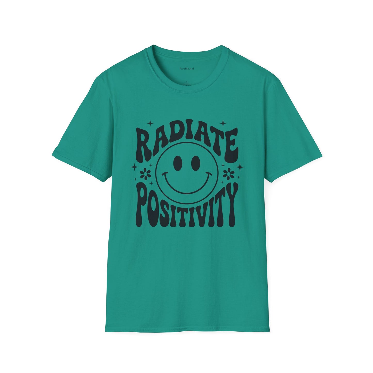 Radiate Positivity :) 02 Unisex Soft Style T-Shirt 100% Cotton Graphic