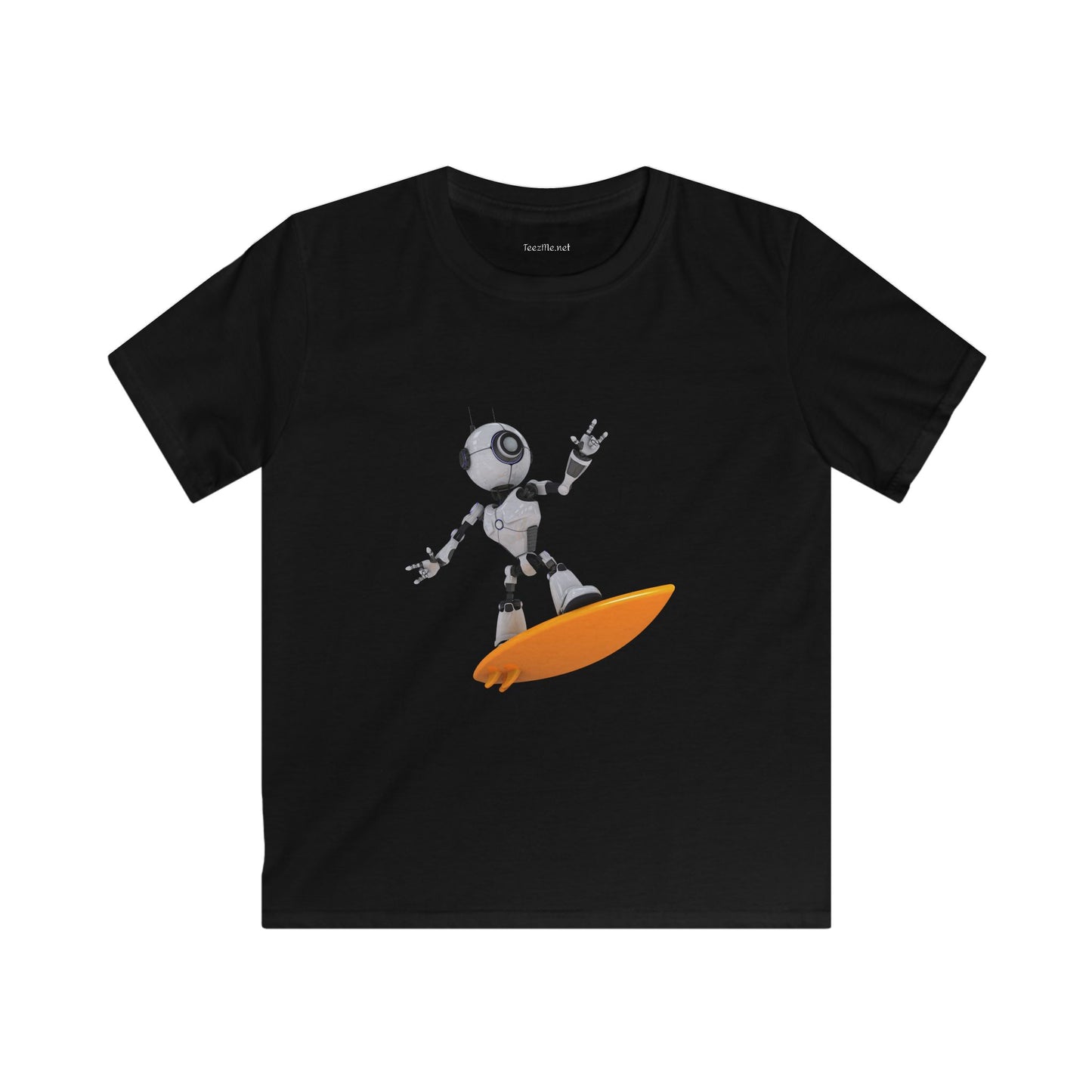 Robot Surfer- Softstyle Tee Children