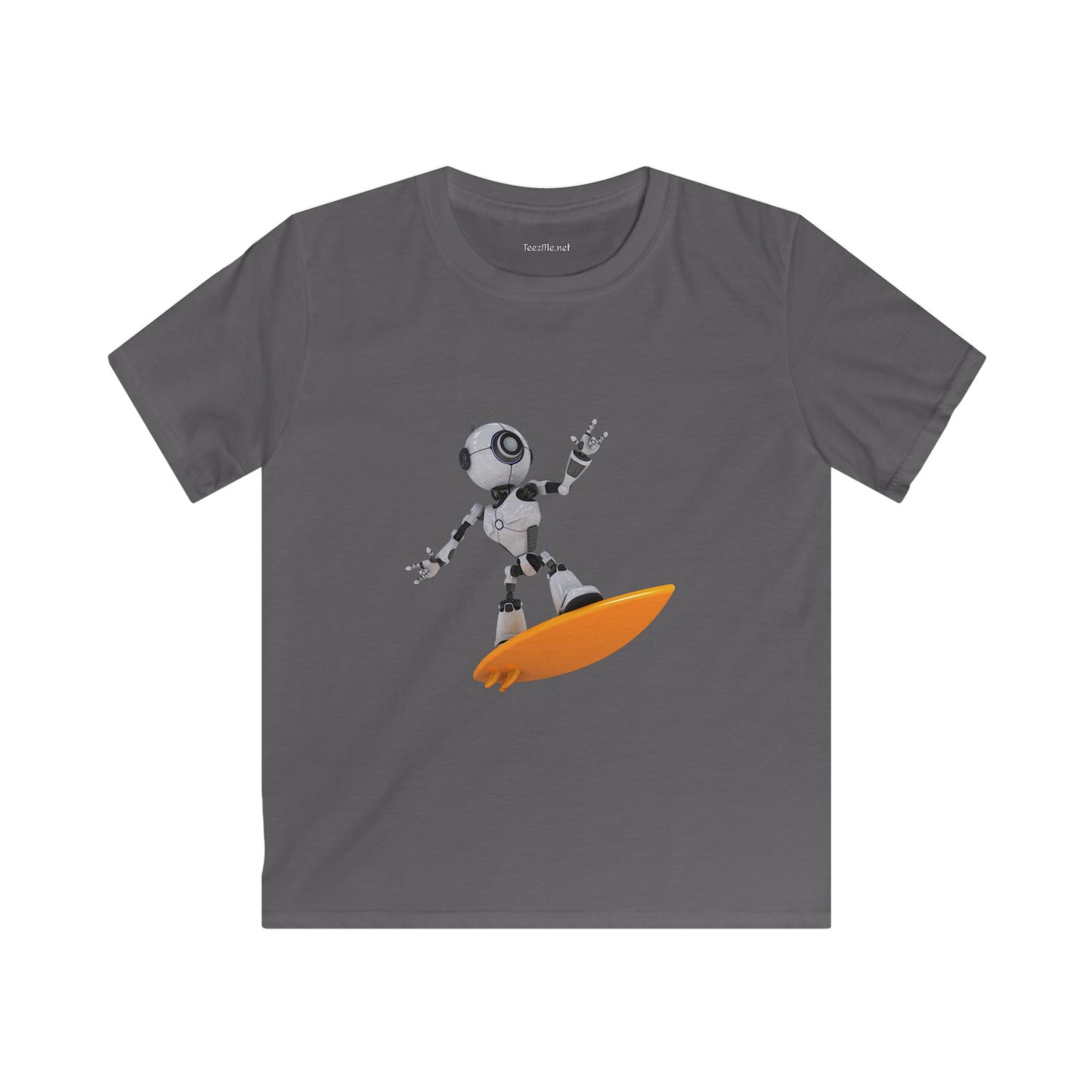 Robot Surfer- Softstyle Tee Children