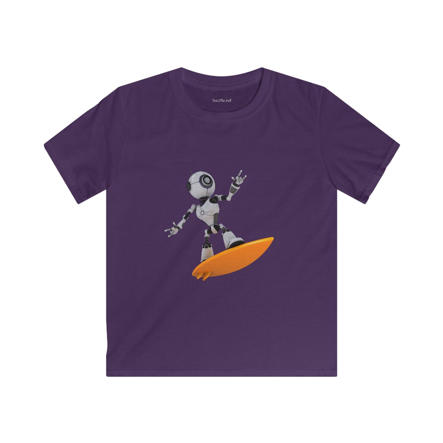 Robot Surfer- Softstyle Tee Children