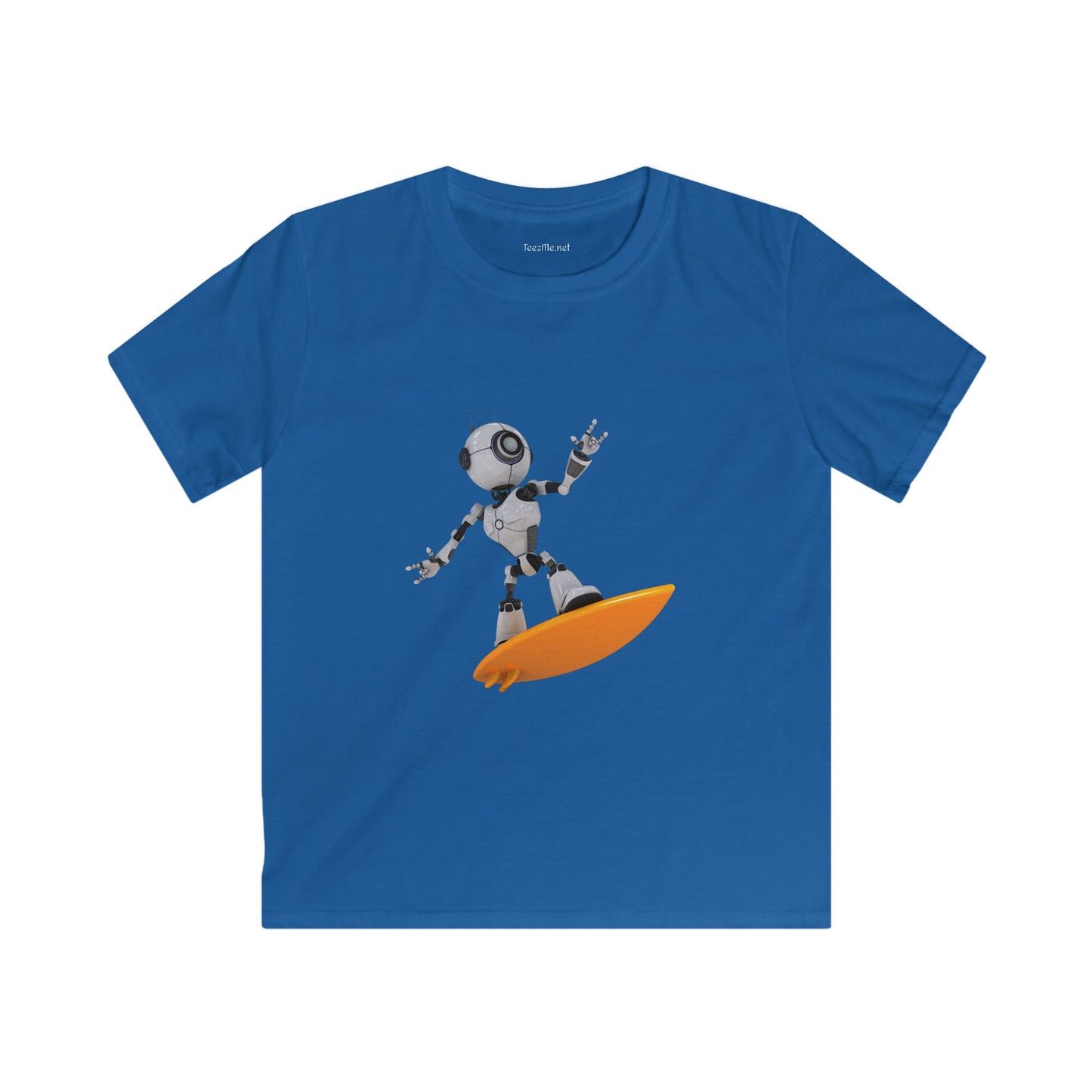 Robot Surfer- Softstyle Tee Children
