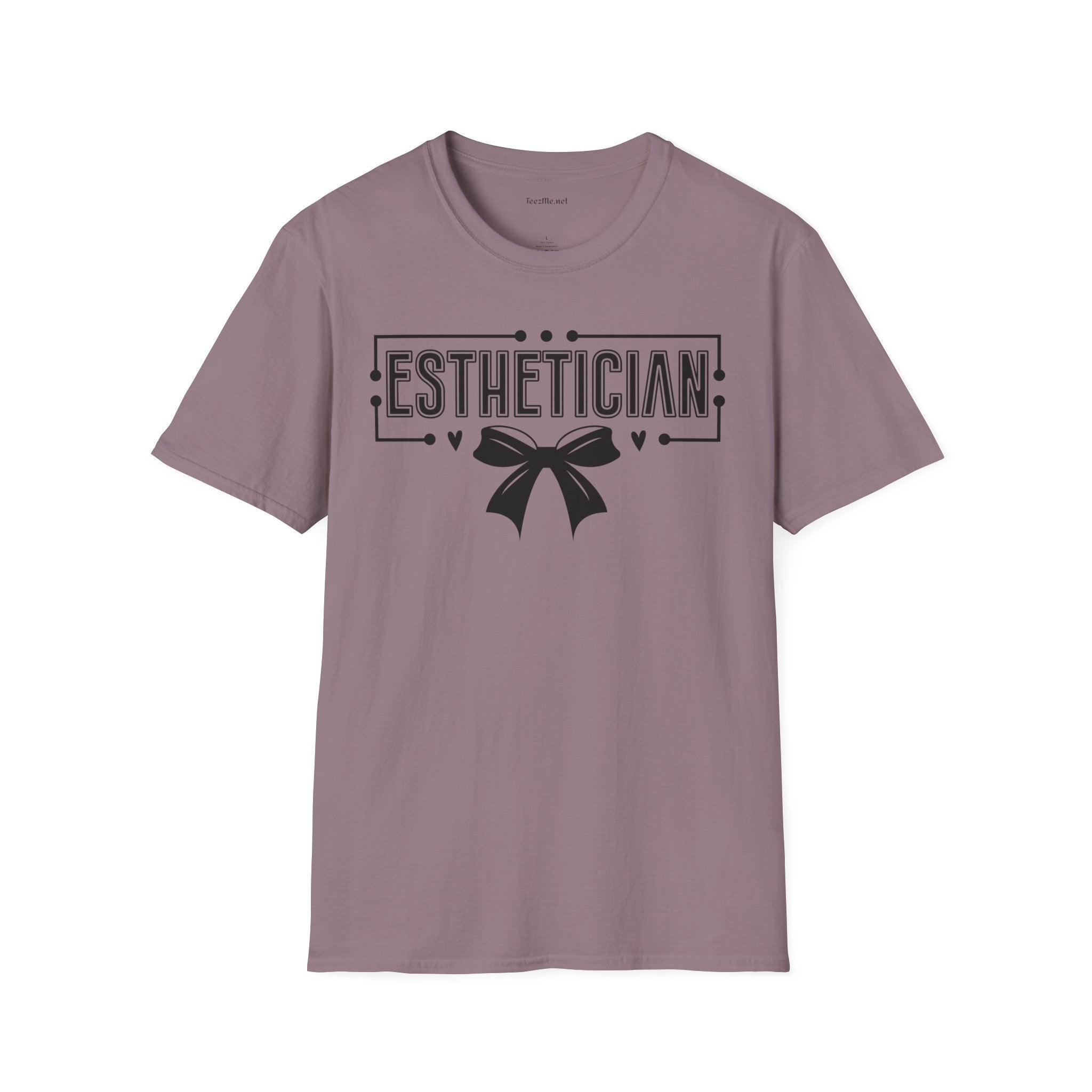 Esthetician  with bow 01 Unisex Soft Style T-Shirt 100% Cotton Graphic