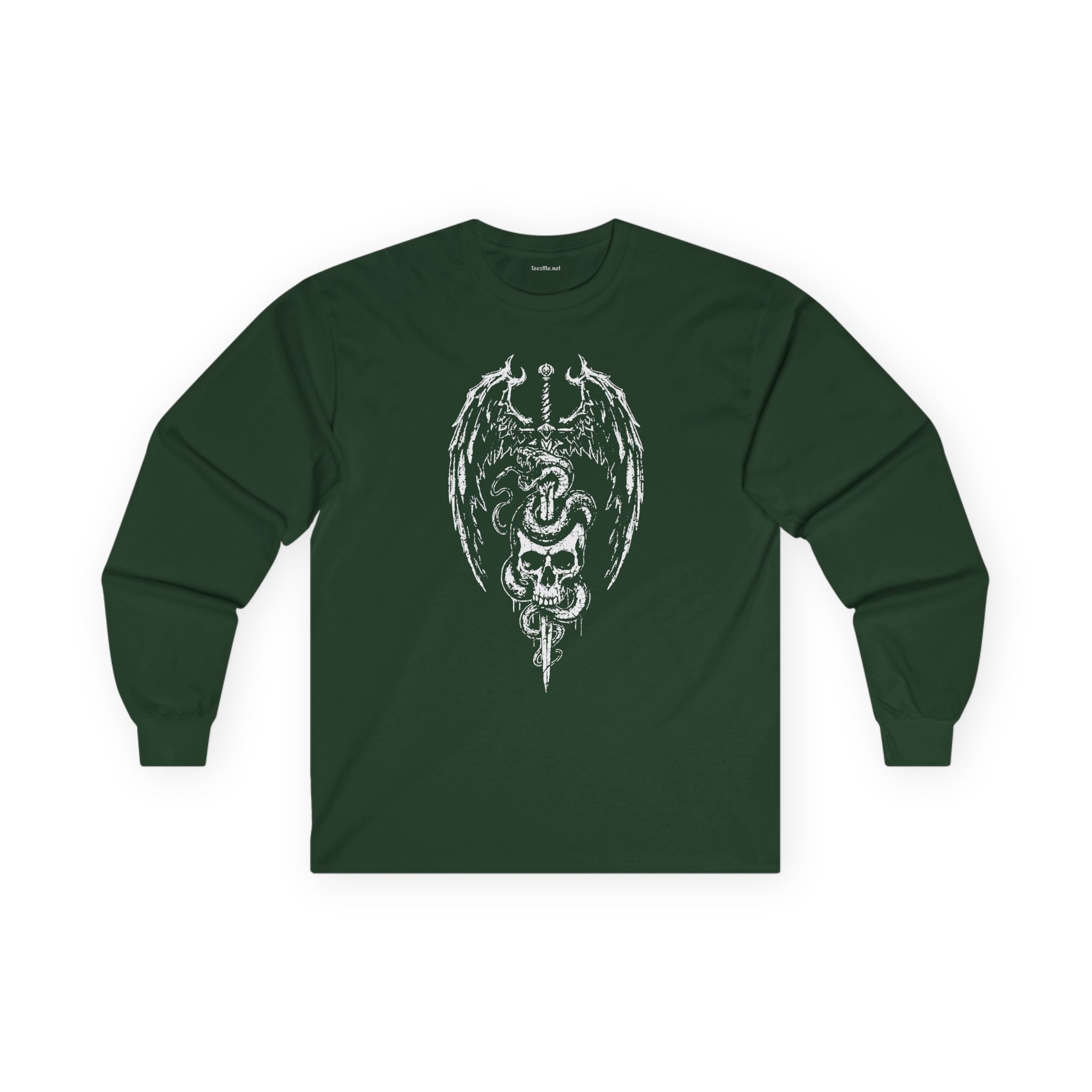 Snake with Sword Long Sleeve Tee