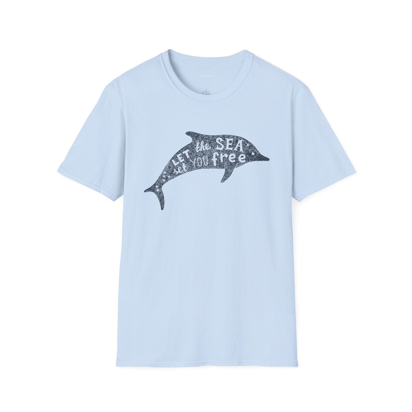 Let the sea - Unisex Softstyle T-Shirt 100% Cotton Graphic