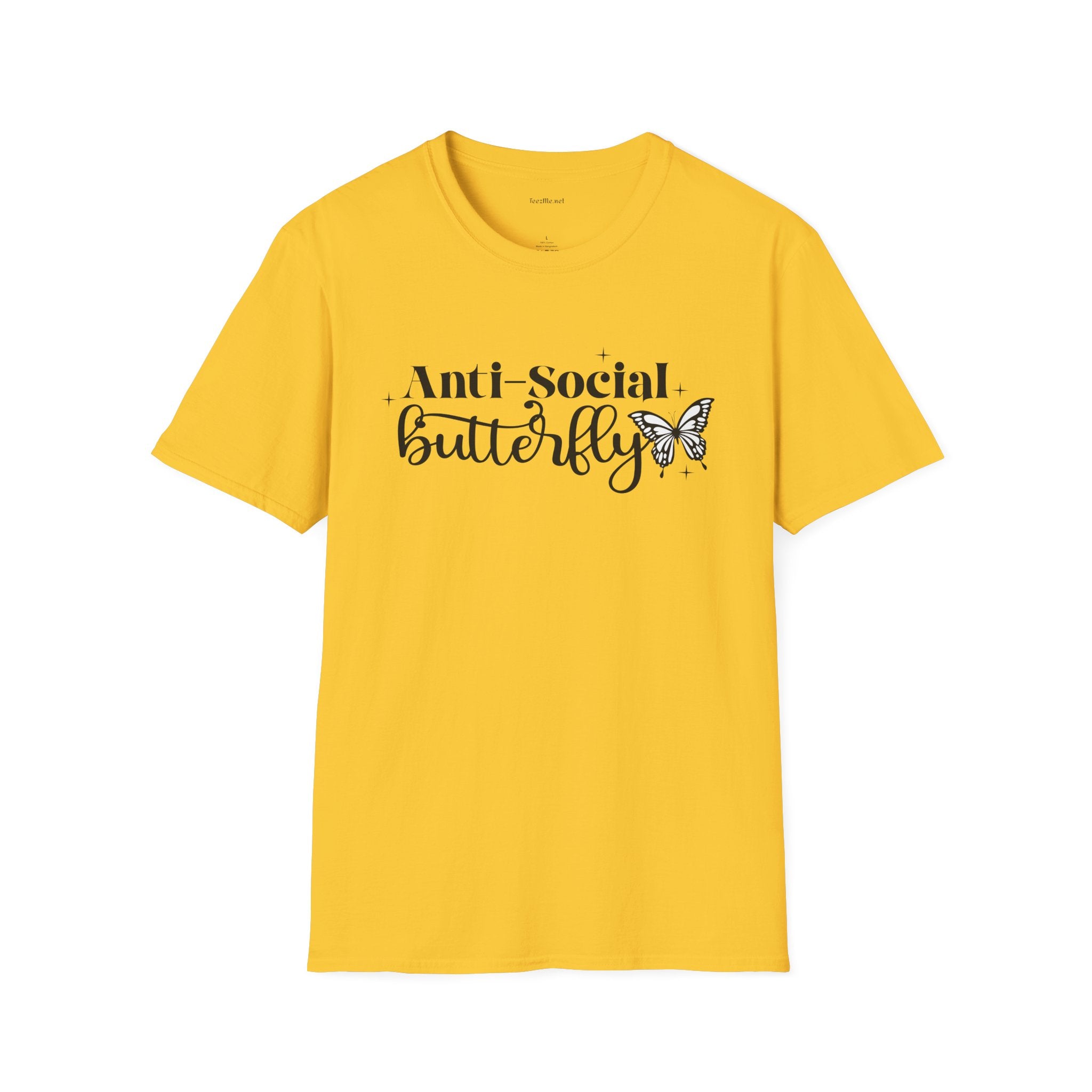 Anti-Social Butterfly T-Shirt — Cute Introvert Graphic Tee