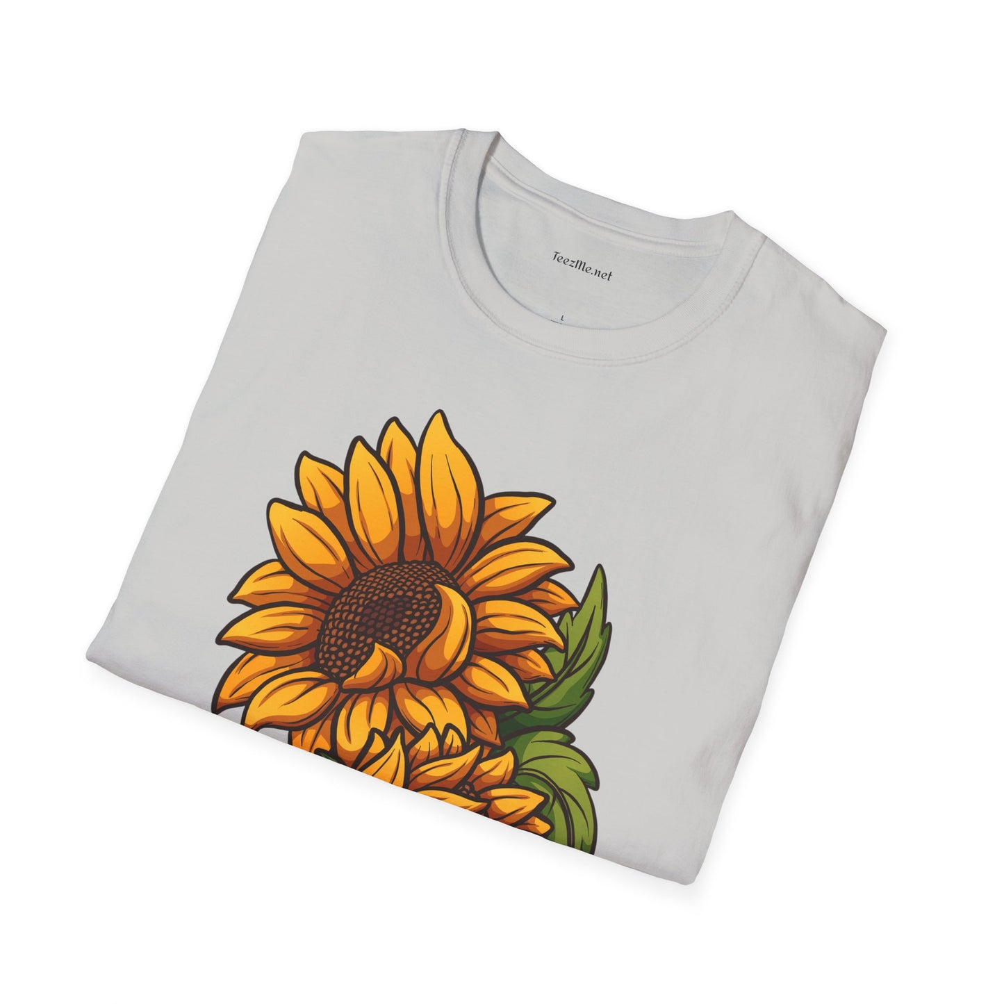 Sunflower (image) - Unisex Softstyle T-Shirt 100% Cotton Graphic