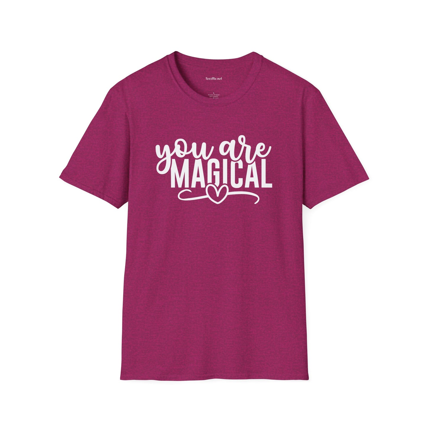 You are Magical (white text) Unisex Softstyle T-Shirt 100% Cotton Graphic
