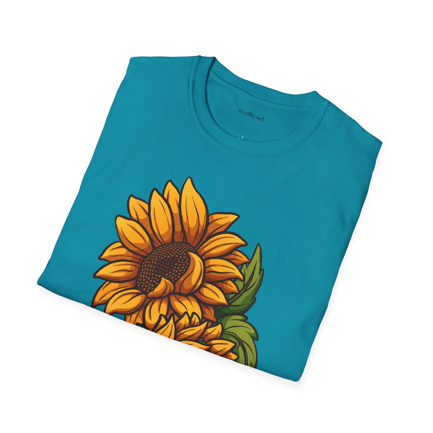 Sunflower (image) - Unisex Softstyle T-Shirt 100% Cotton Graphic