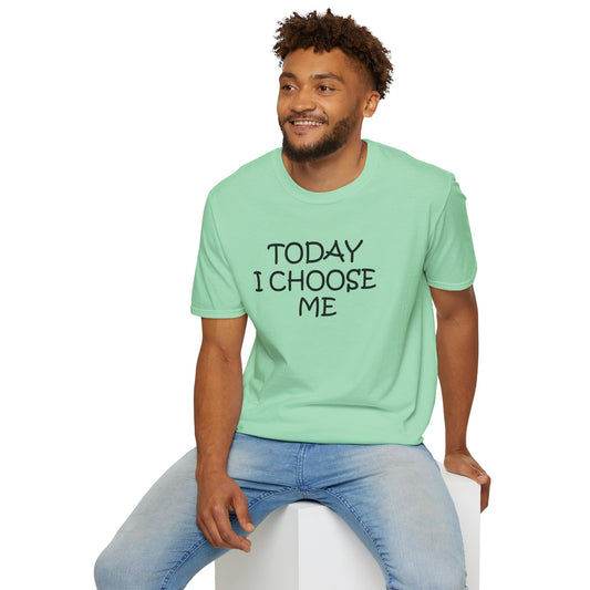 Today I Choose Me - Unisex Softstyle T-Shirt 100% Cotton Graphic