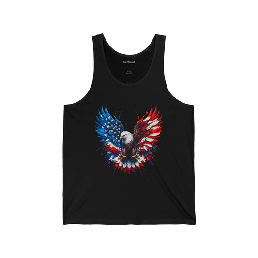 Patriotic Eagle - Unisex Jersey Tank