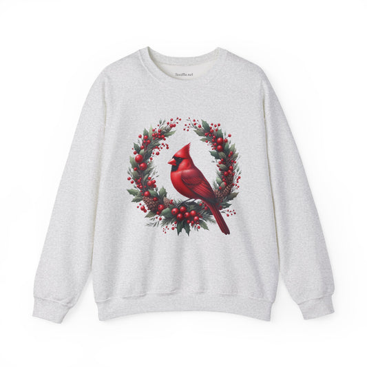 Christmas Cardinal Unisex Heavy Blend™ Crewneck Sweatshirt