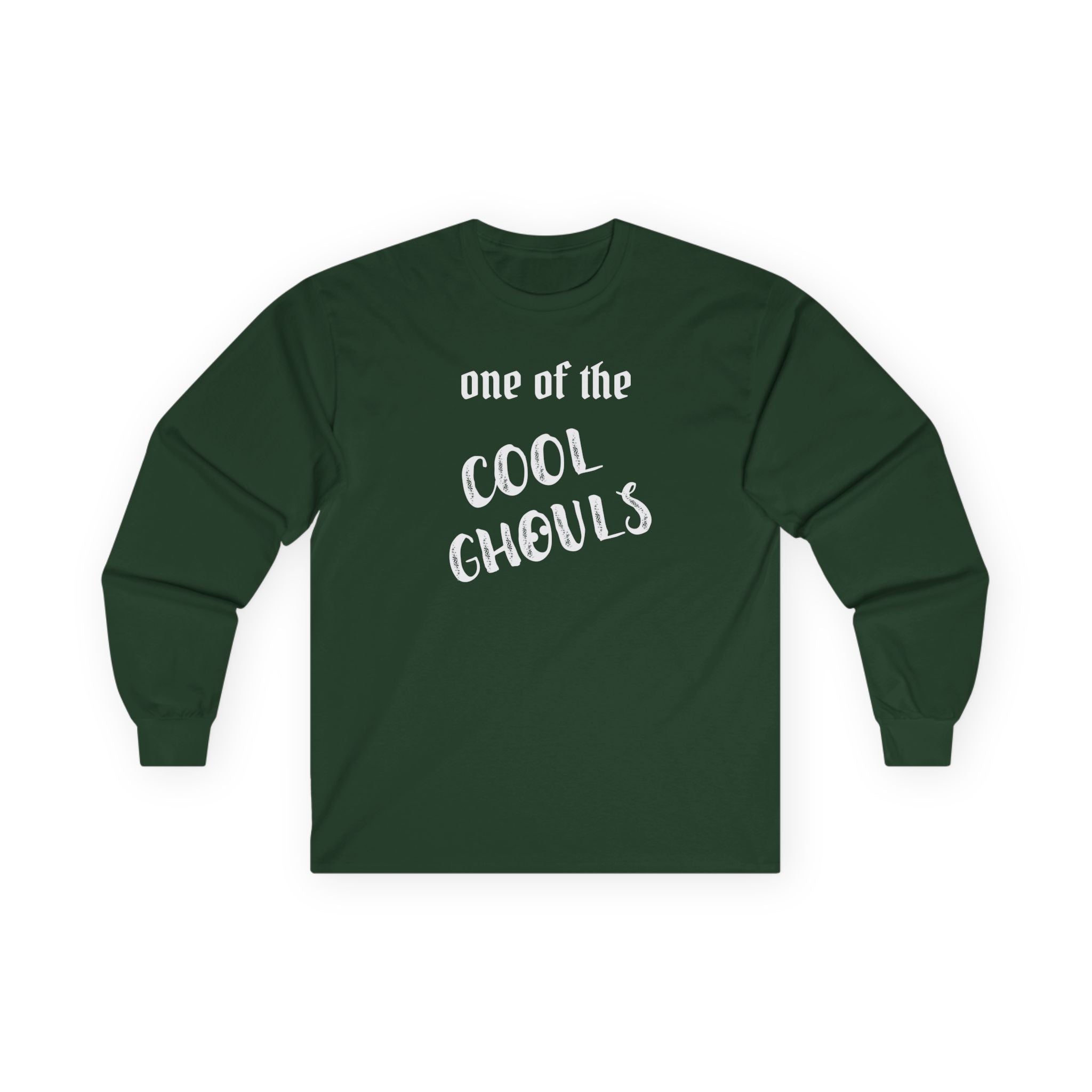 one of the Cool Ghouls Unisex Ultra Cotton Long Sleeve Tee