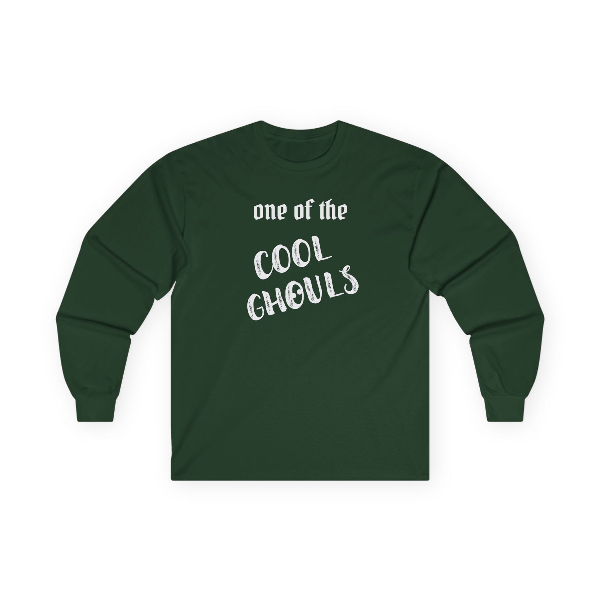 one of the Cool Ghouls Unisex Ultra Cotton Long Sleeve Tee