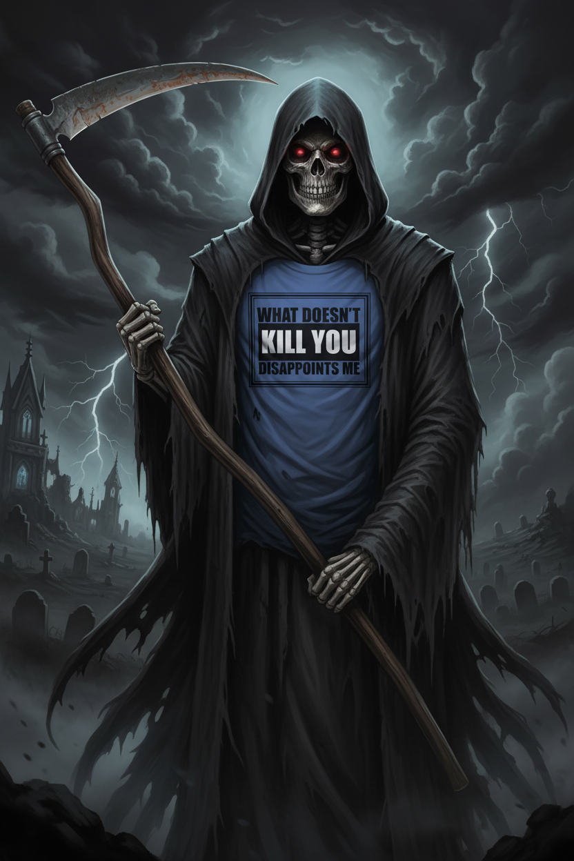 What Doesn’t Kill You T‑Shirt — Funny Graphic Tee “What Doesn’t Kill You Disappoints Me”