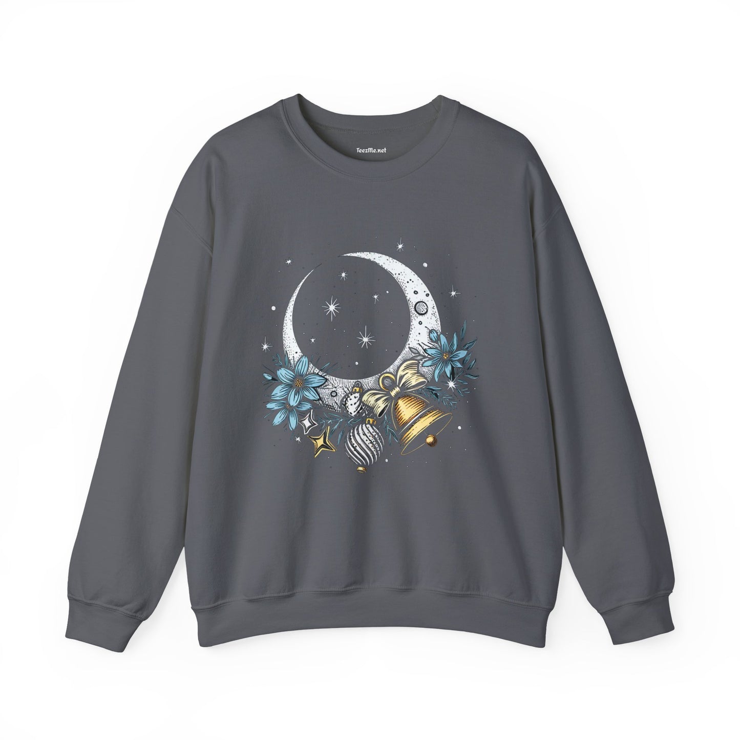 Moon with Ornaments 04 Unisex Heavy Blend™ Crewneck Sweatshirt