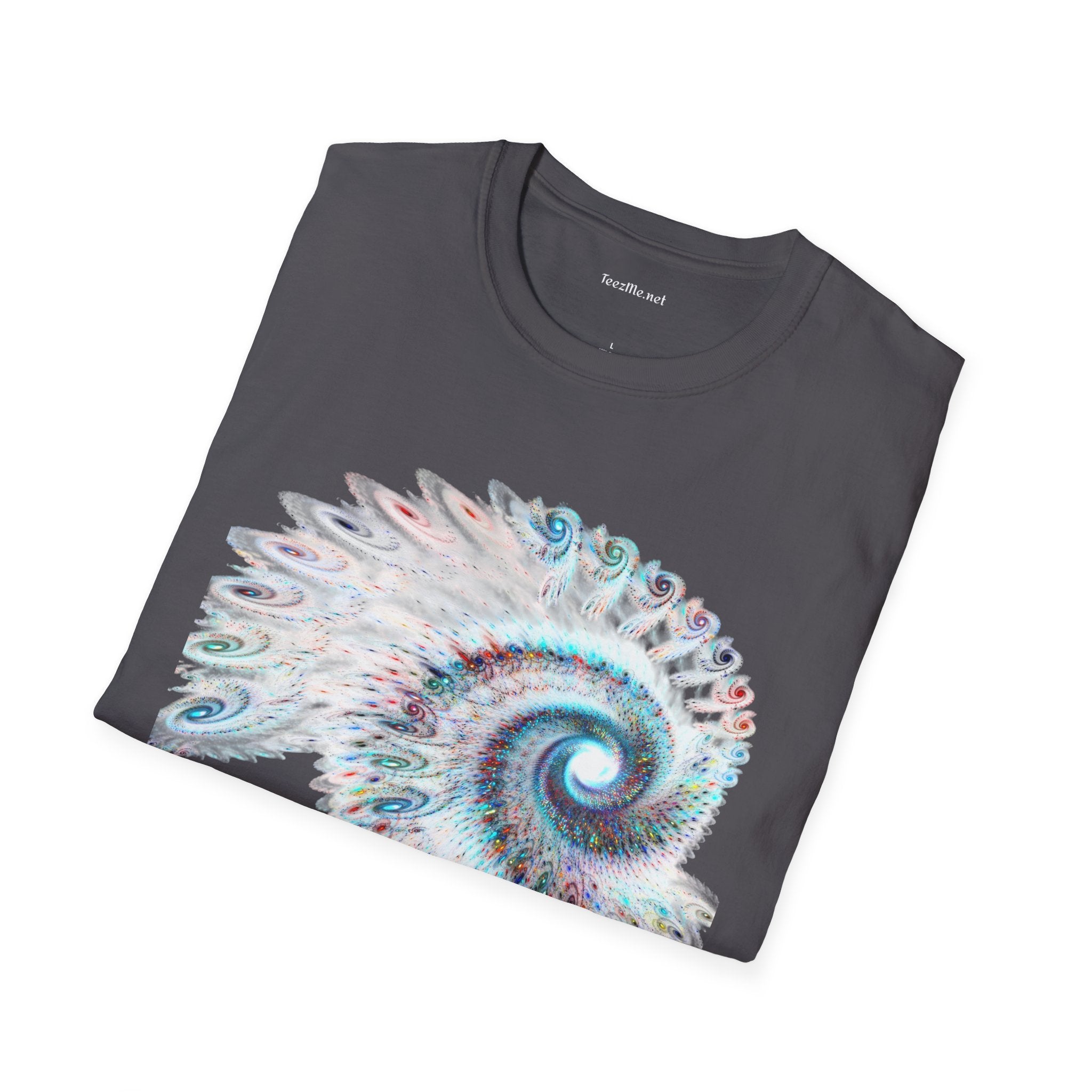 Abstract Spiral - Unisex  Softstyle T-Shirt 100% Cotton Graphic