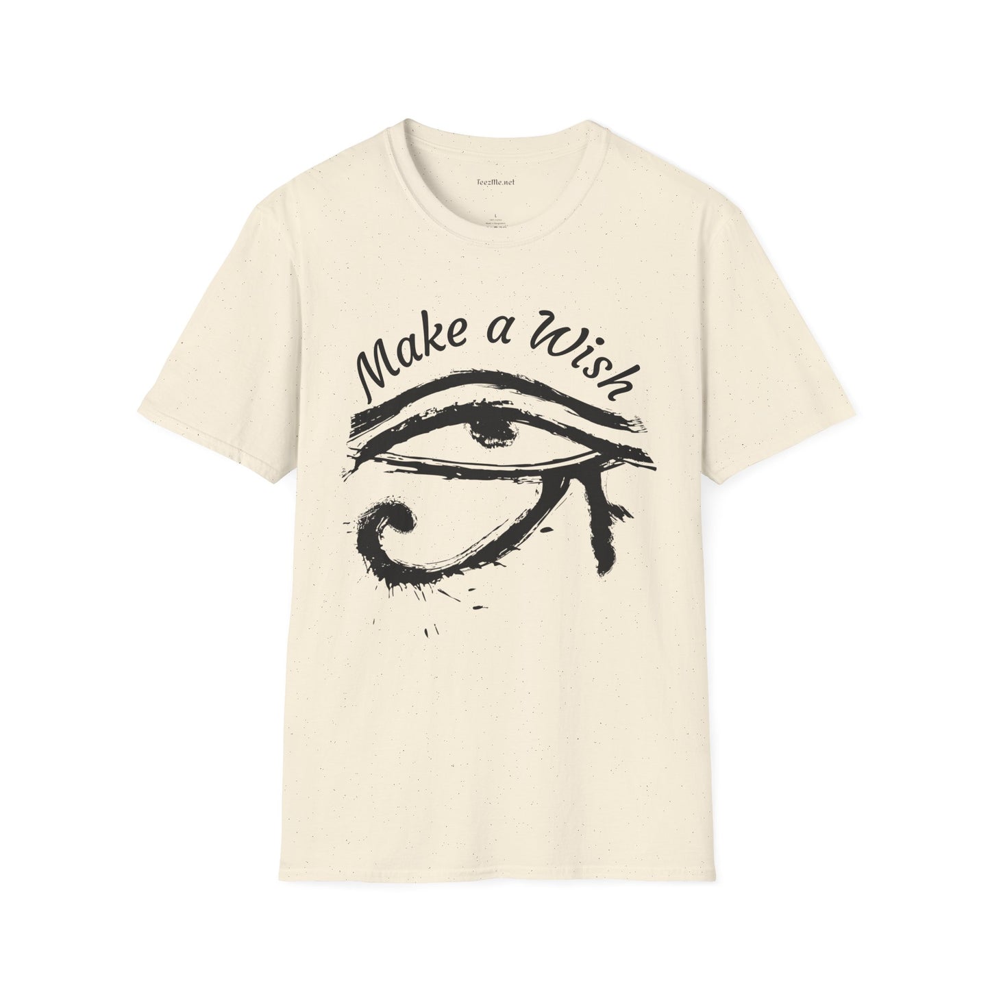 Make a Wish Eye of Horus Unisex Softstyle T-Shirt 100% Cotton