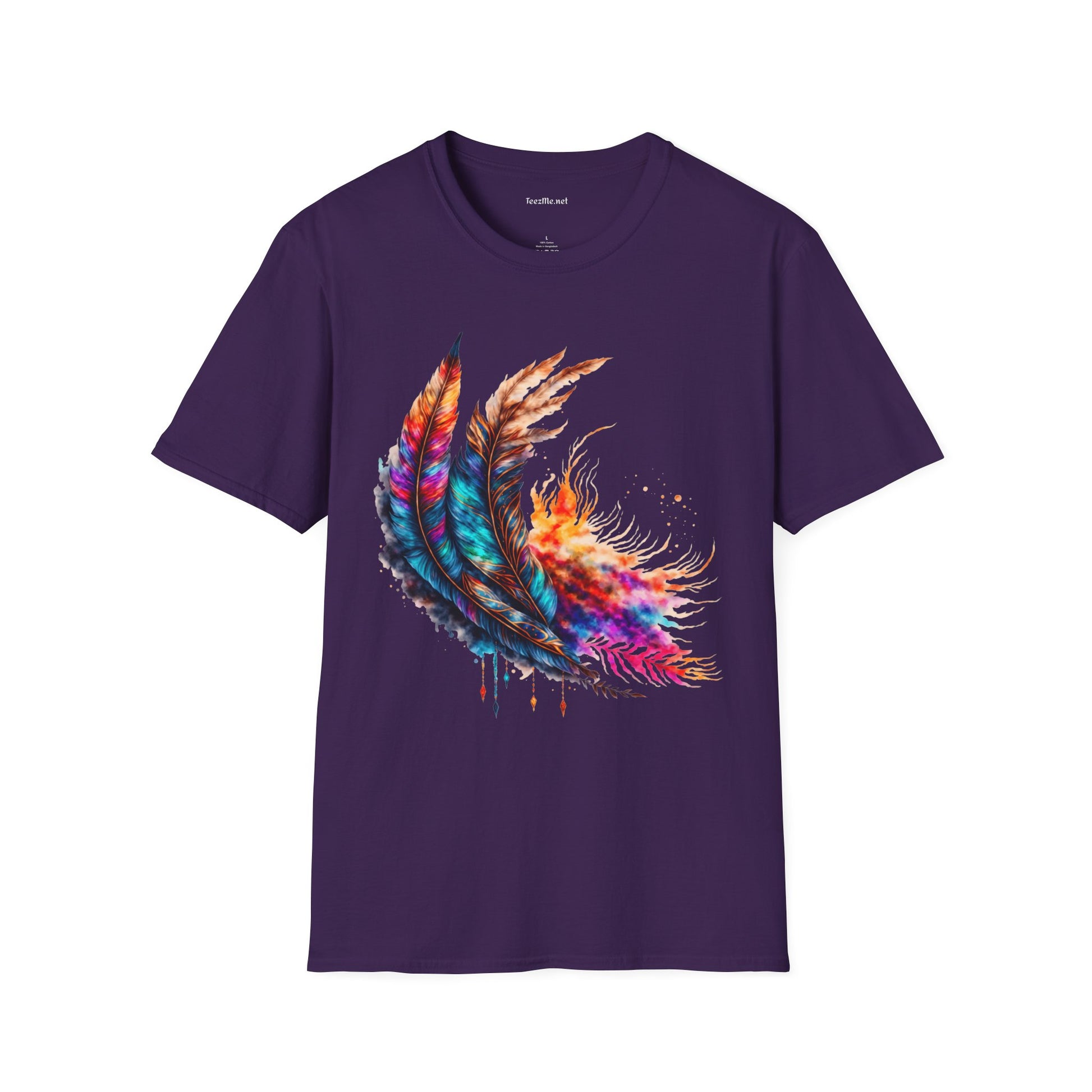 Eagle Feather (1) Unisex Softstyle T-Shirt 100% Cotton Graphic
