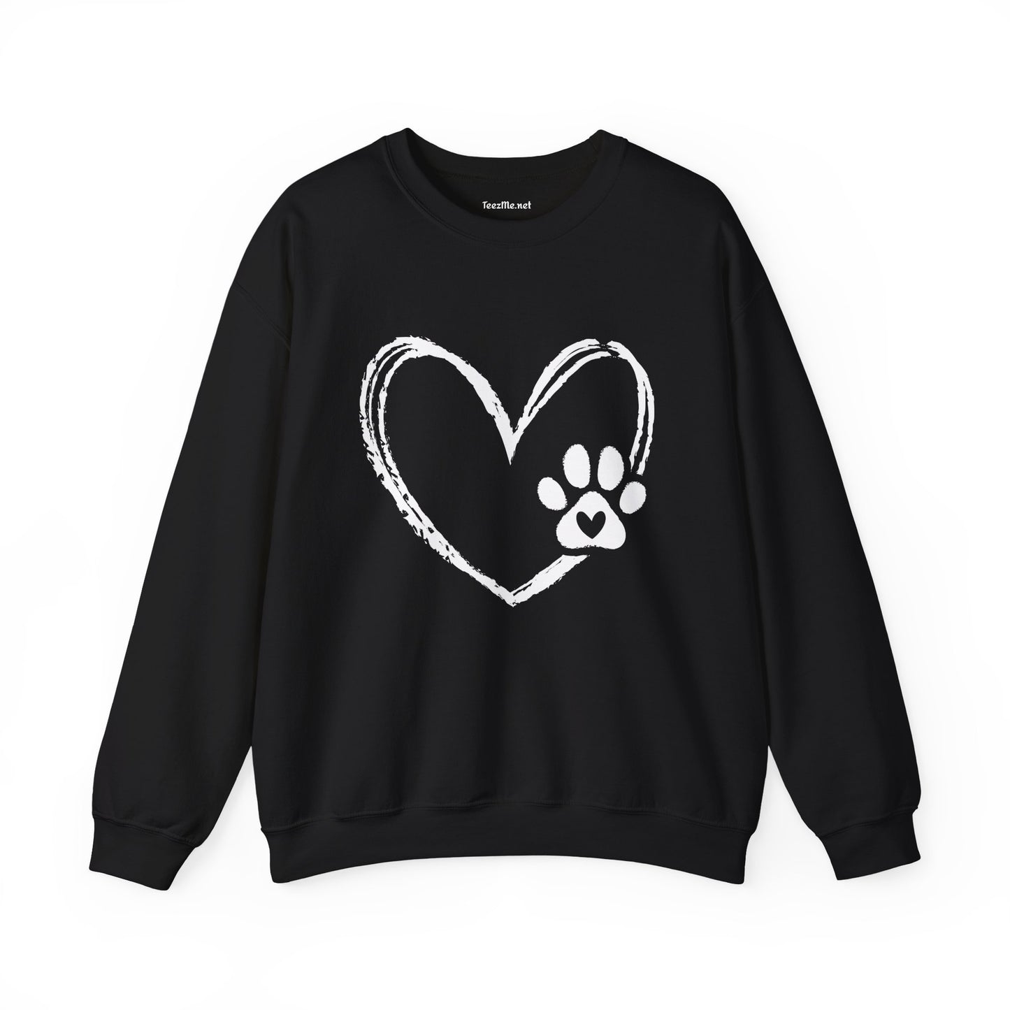 Paw Heart Unisex Heavy Blend™ Crewneck Sweatshirt
